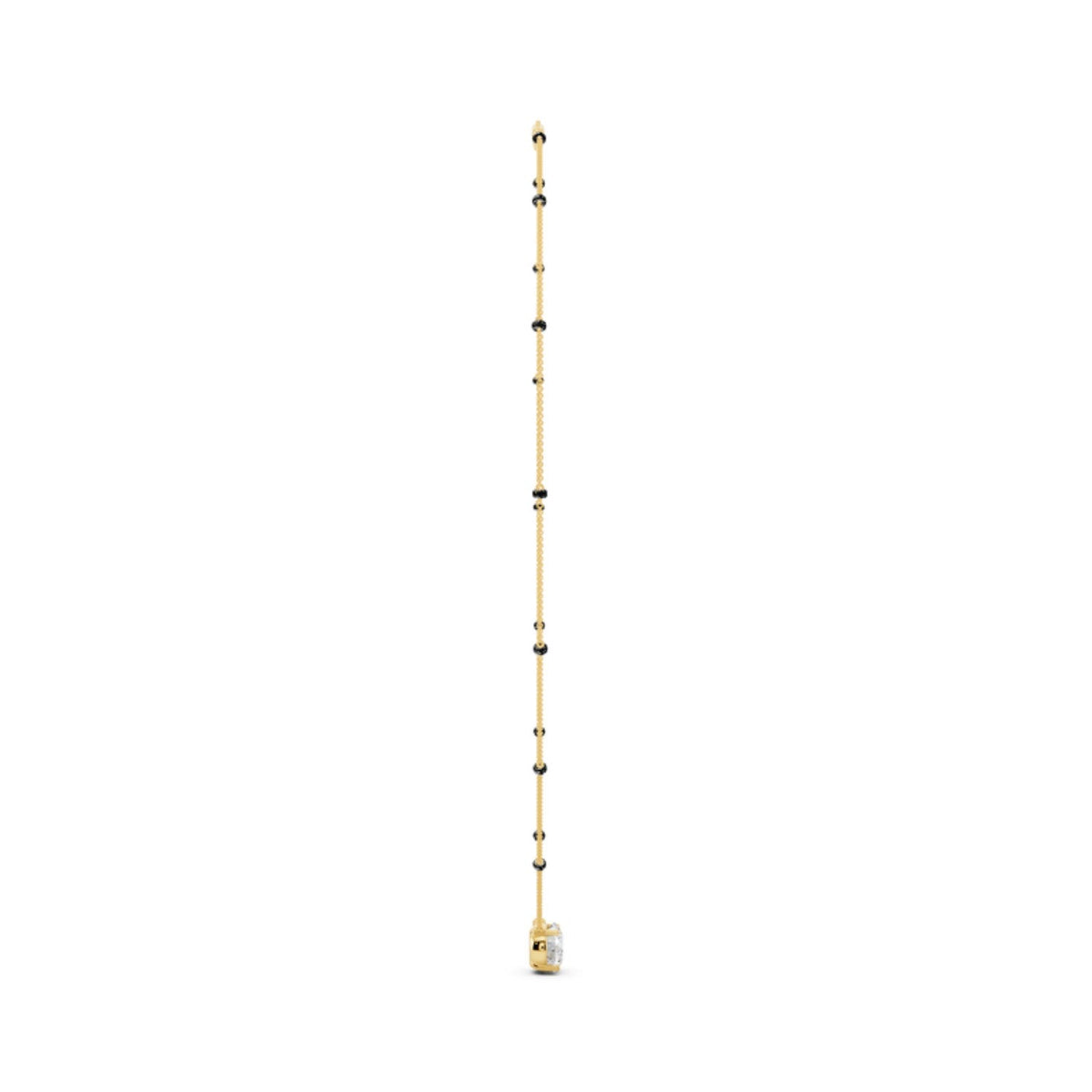 2 Carat Round Solitaire Mangalsutra