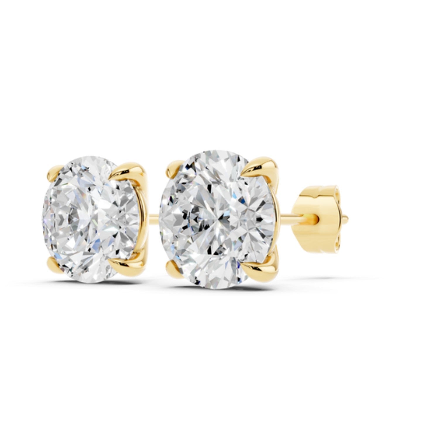 3 Carat Lab Grown Diamond Stud Earrings