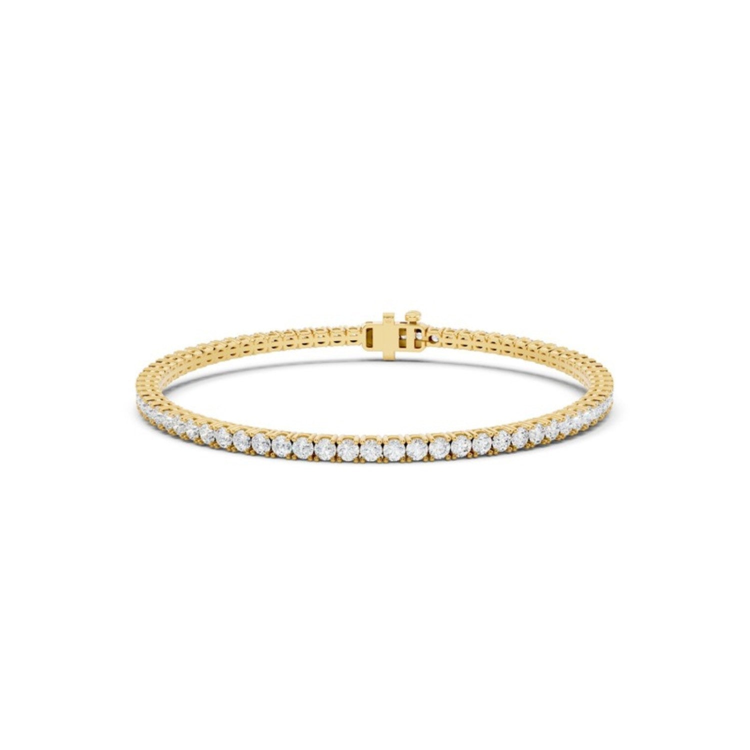 4 Carat Diamond Tennis Bracelet (7.5"), detail view 2