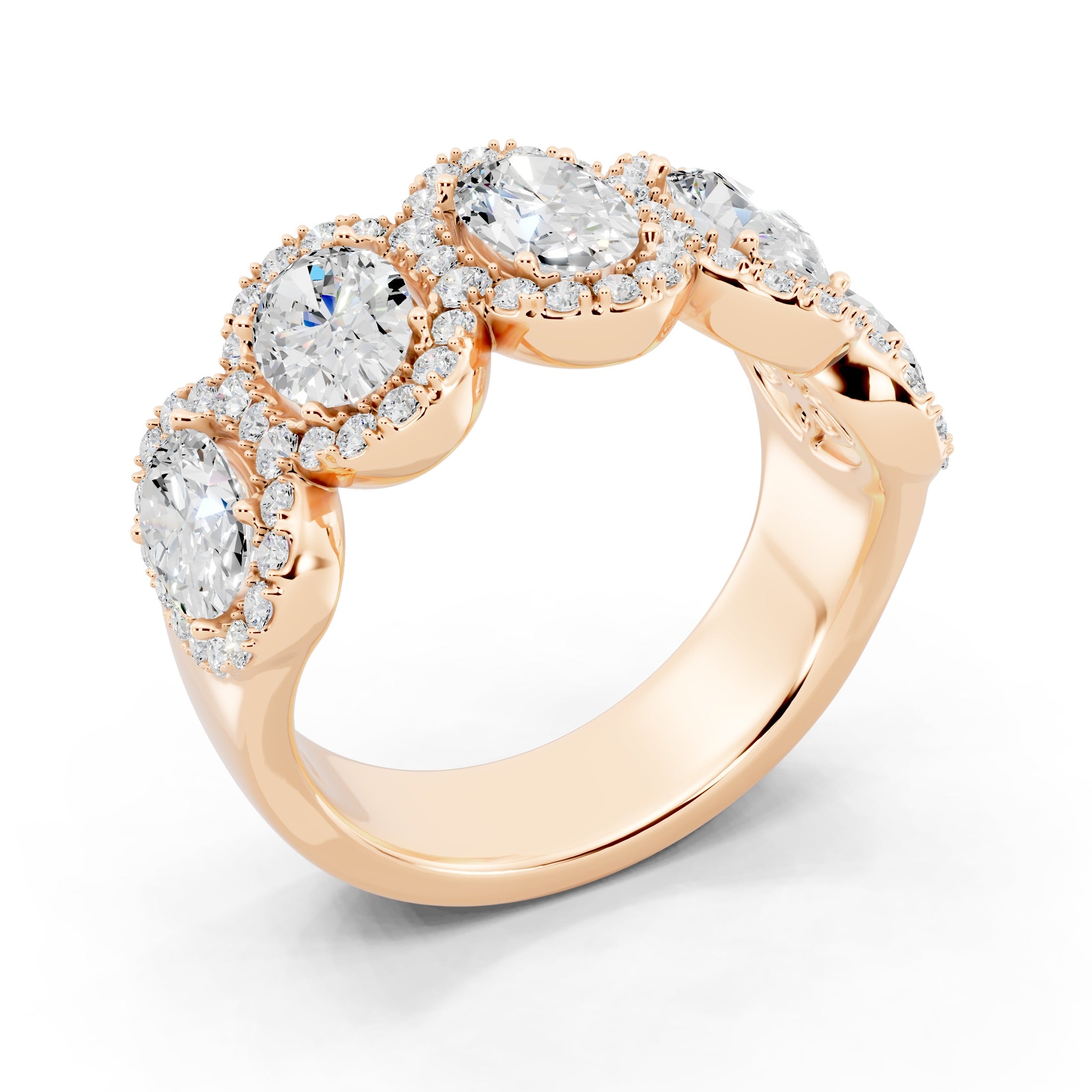Oval Glam Ring