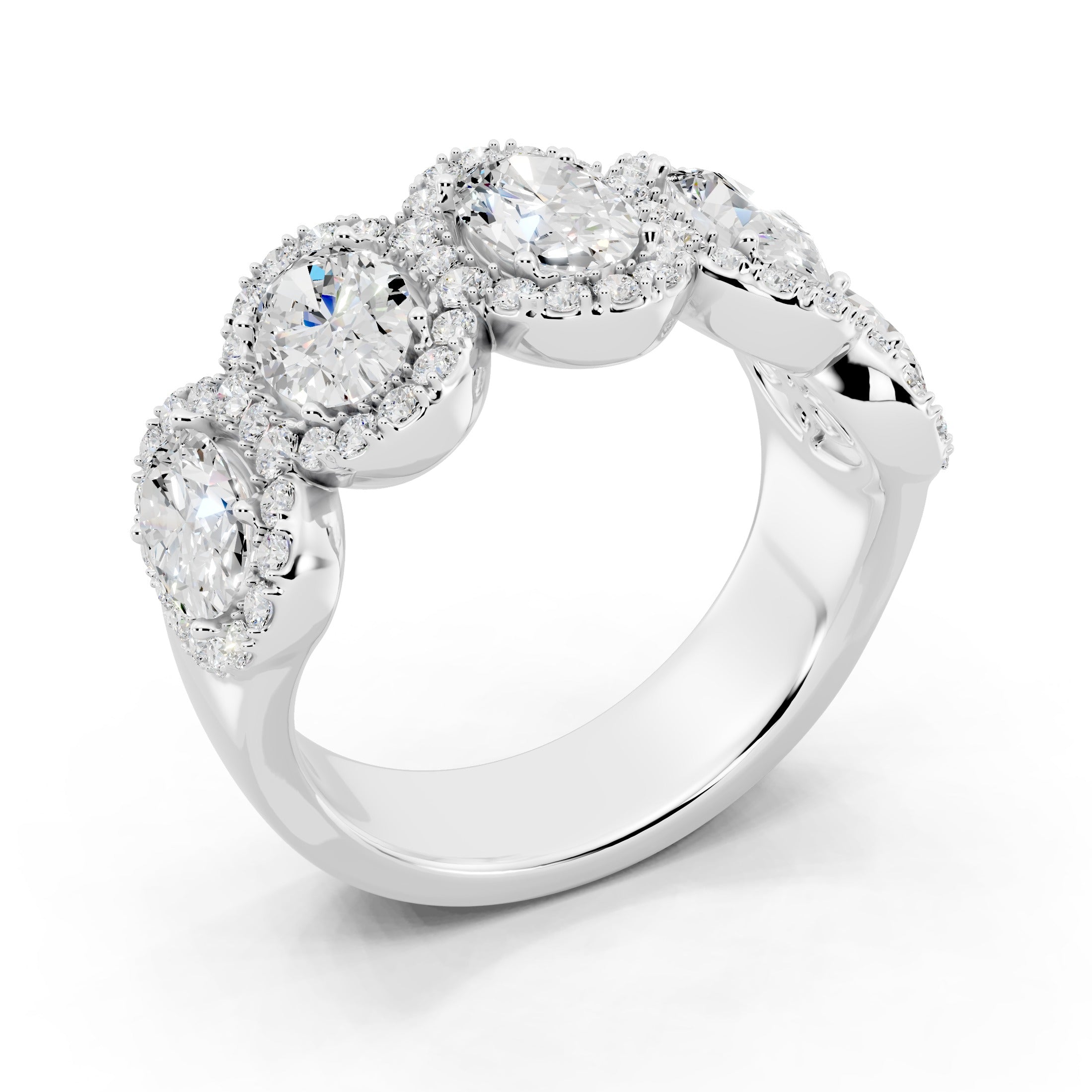 Oval Glam Ring