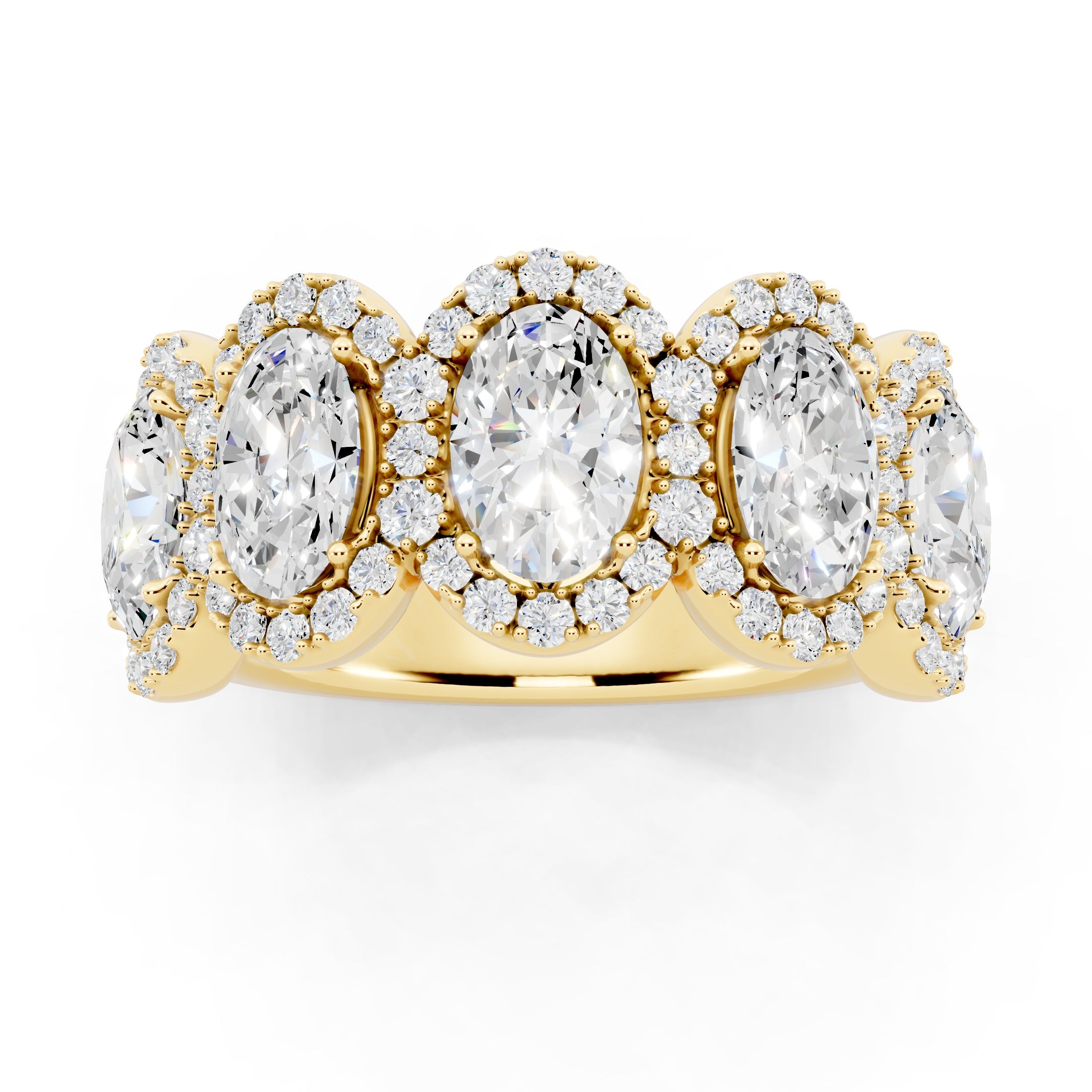 Oval Glam Ring