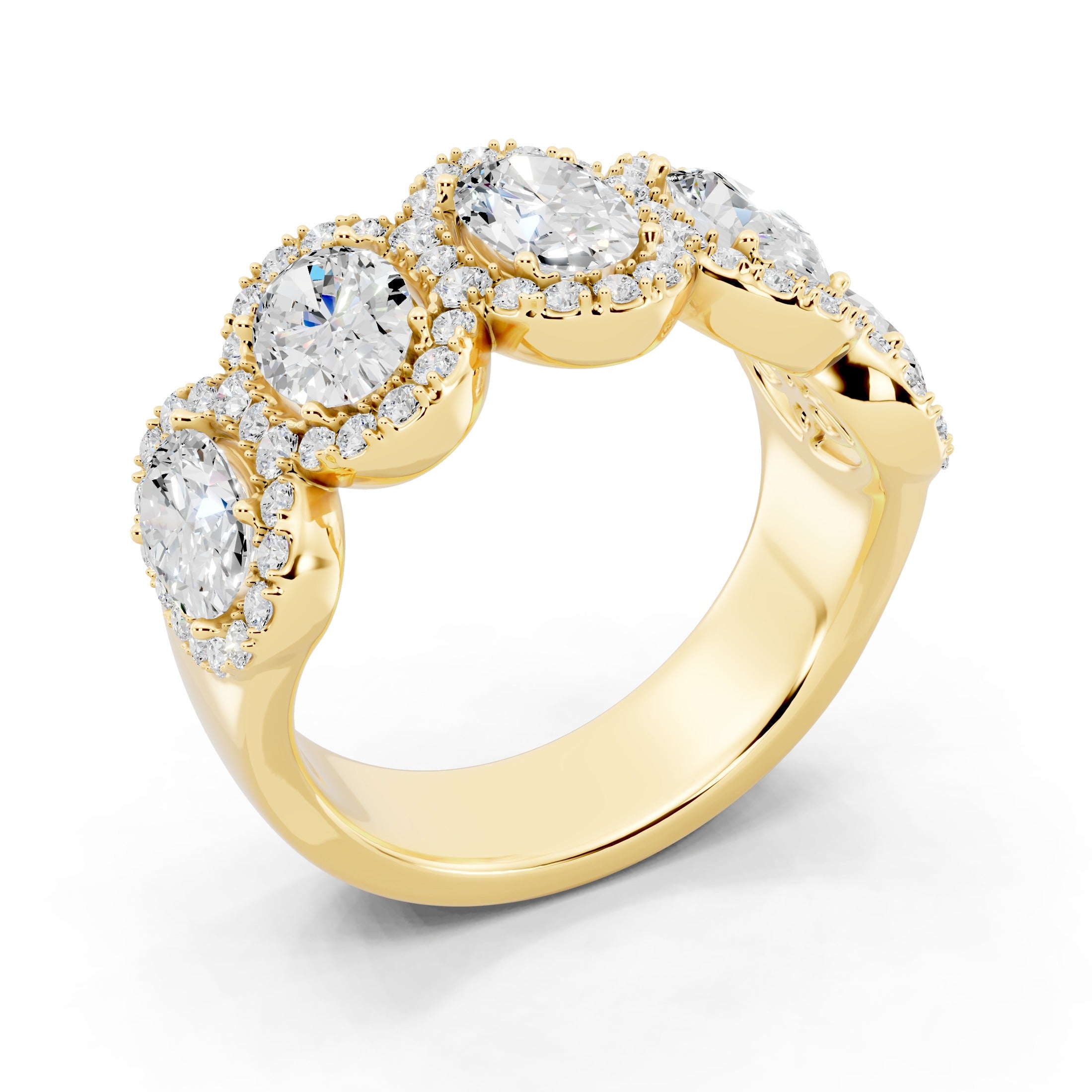 Oval Glam Ring