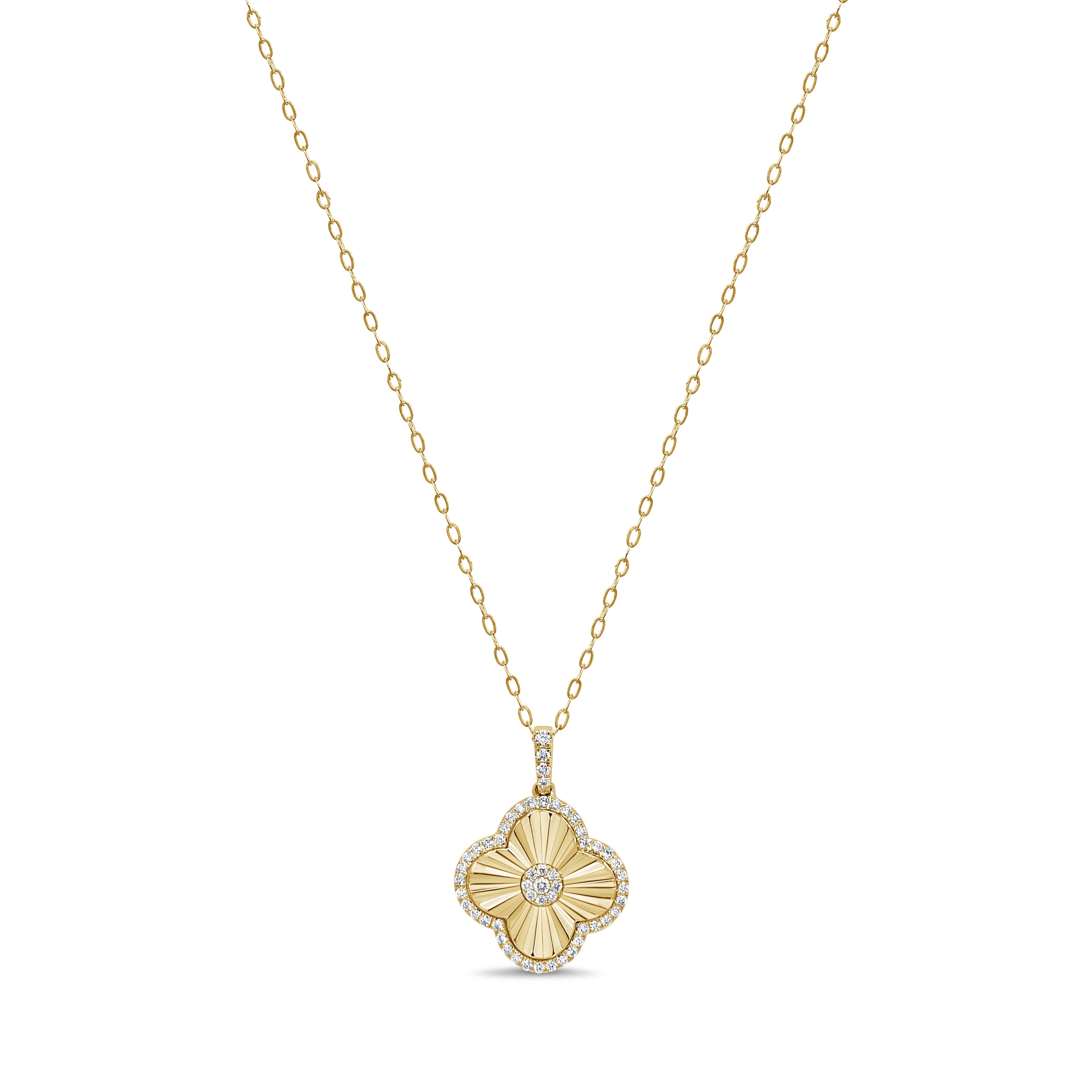 Diamond Clover Necklace