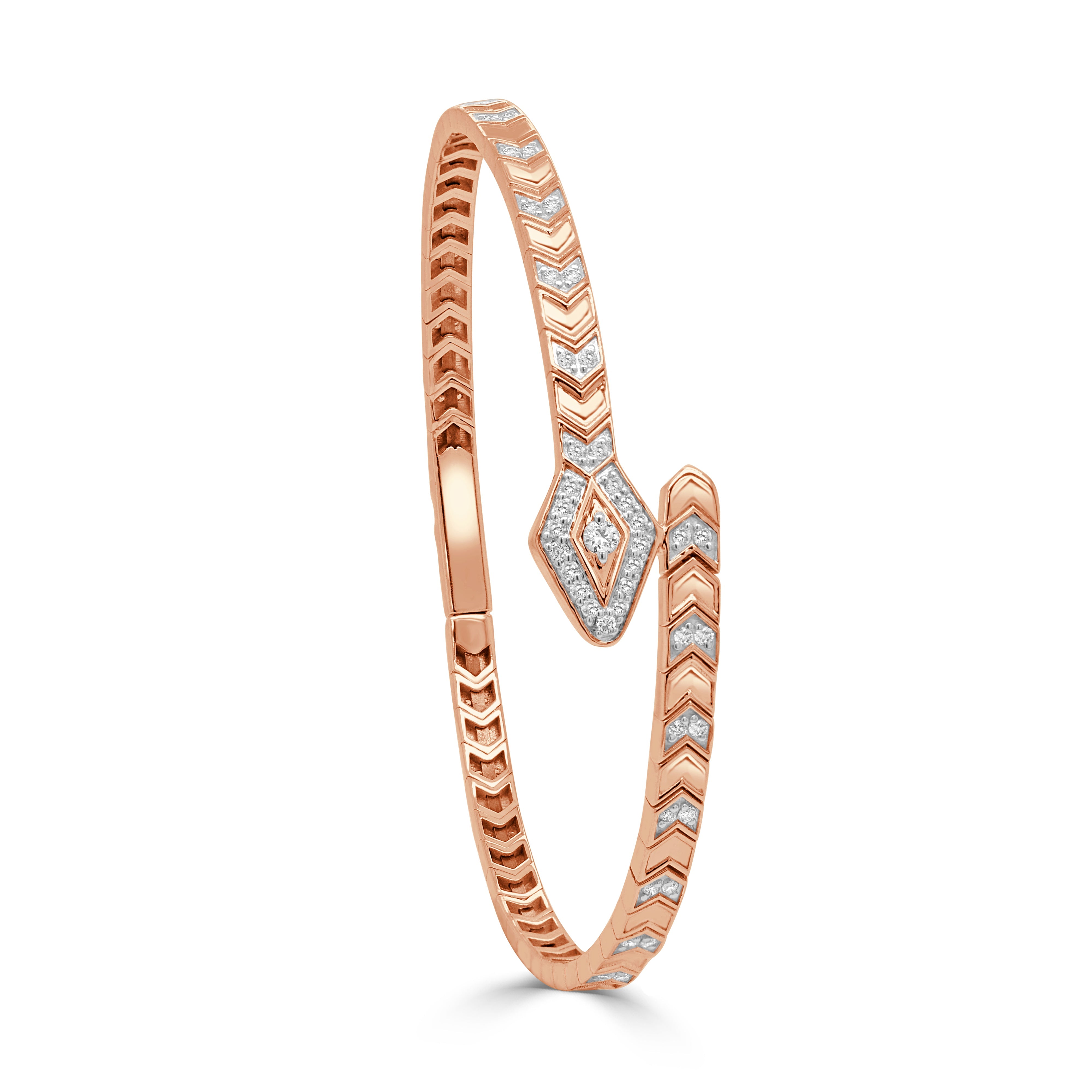 Diamond Snake Bangle