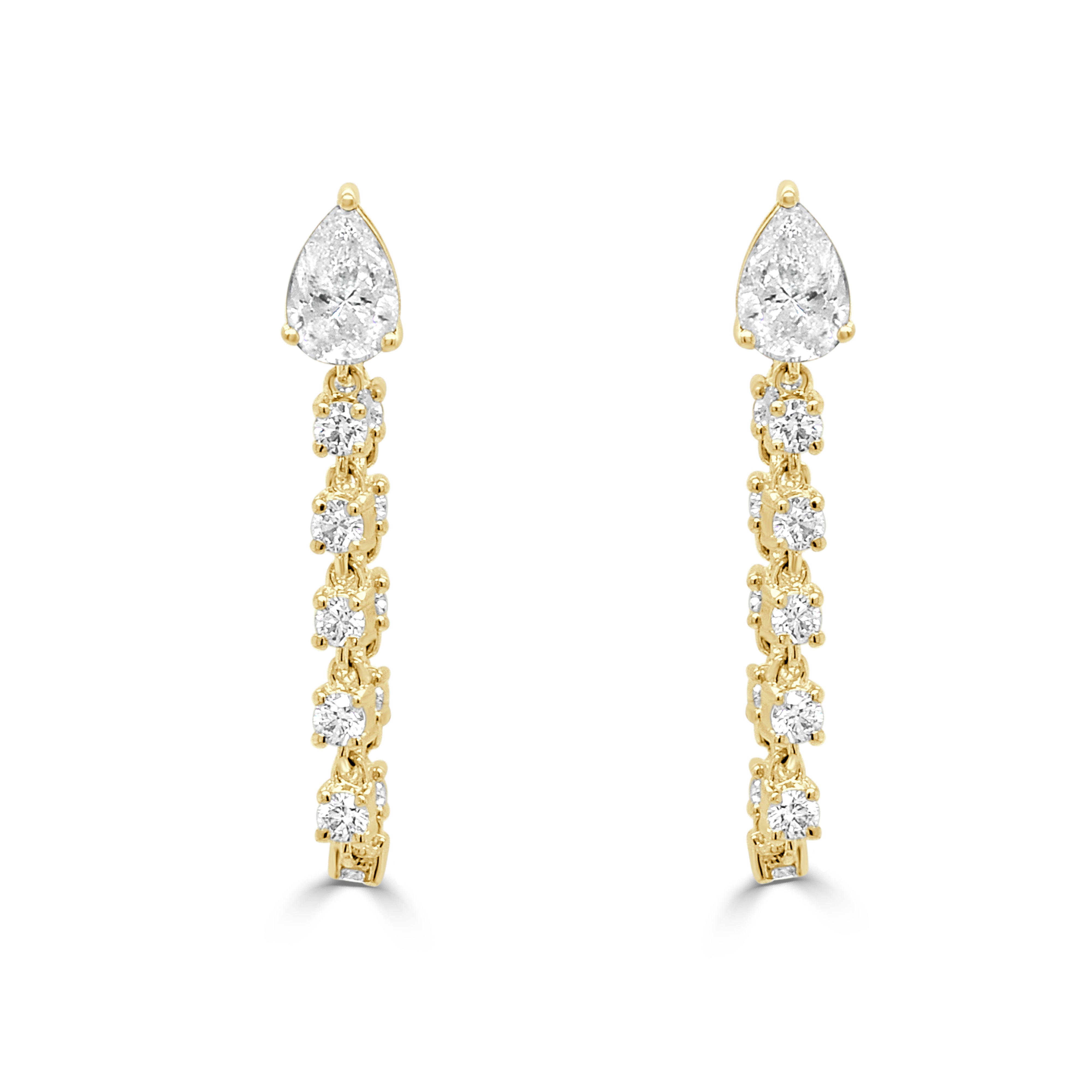 Pearluxe Drop Hoops