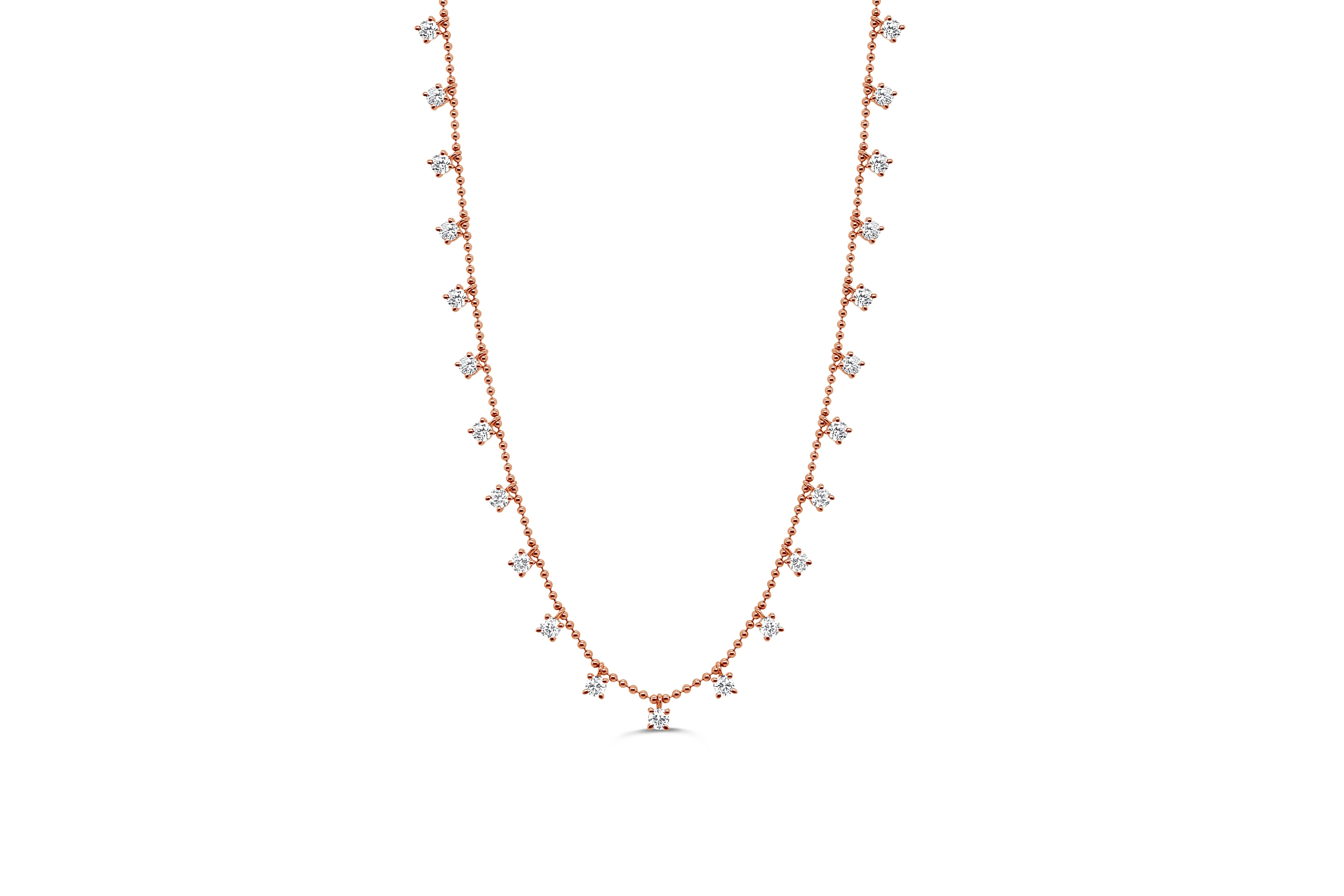 Bead Diamond Necklace