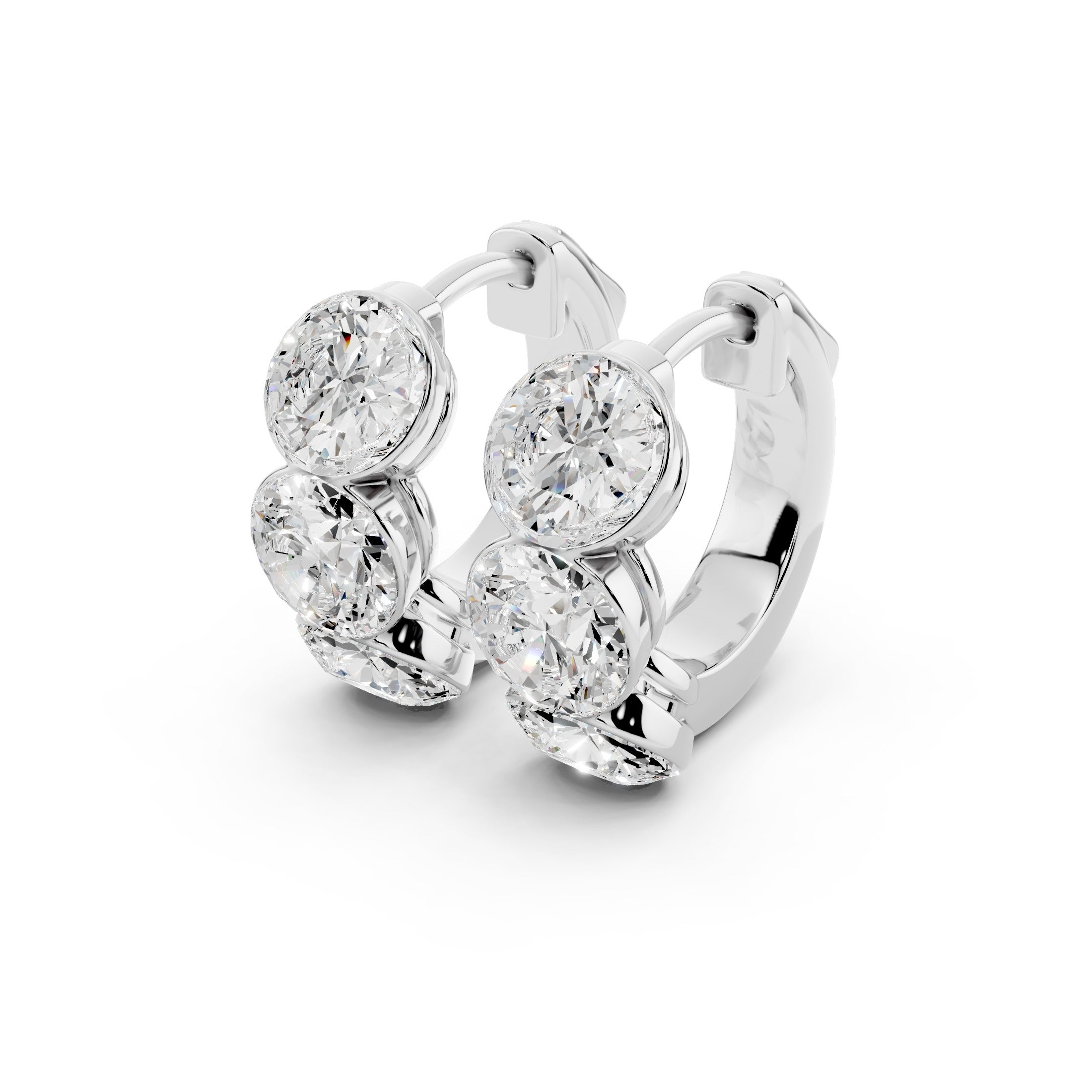 Ever After Diamond Huggie Earrings