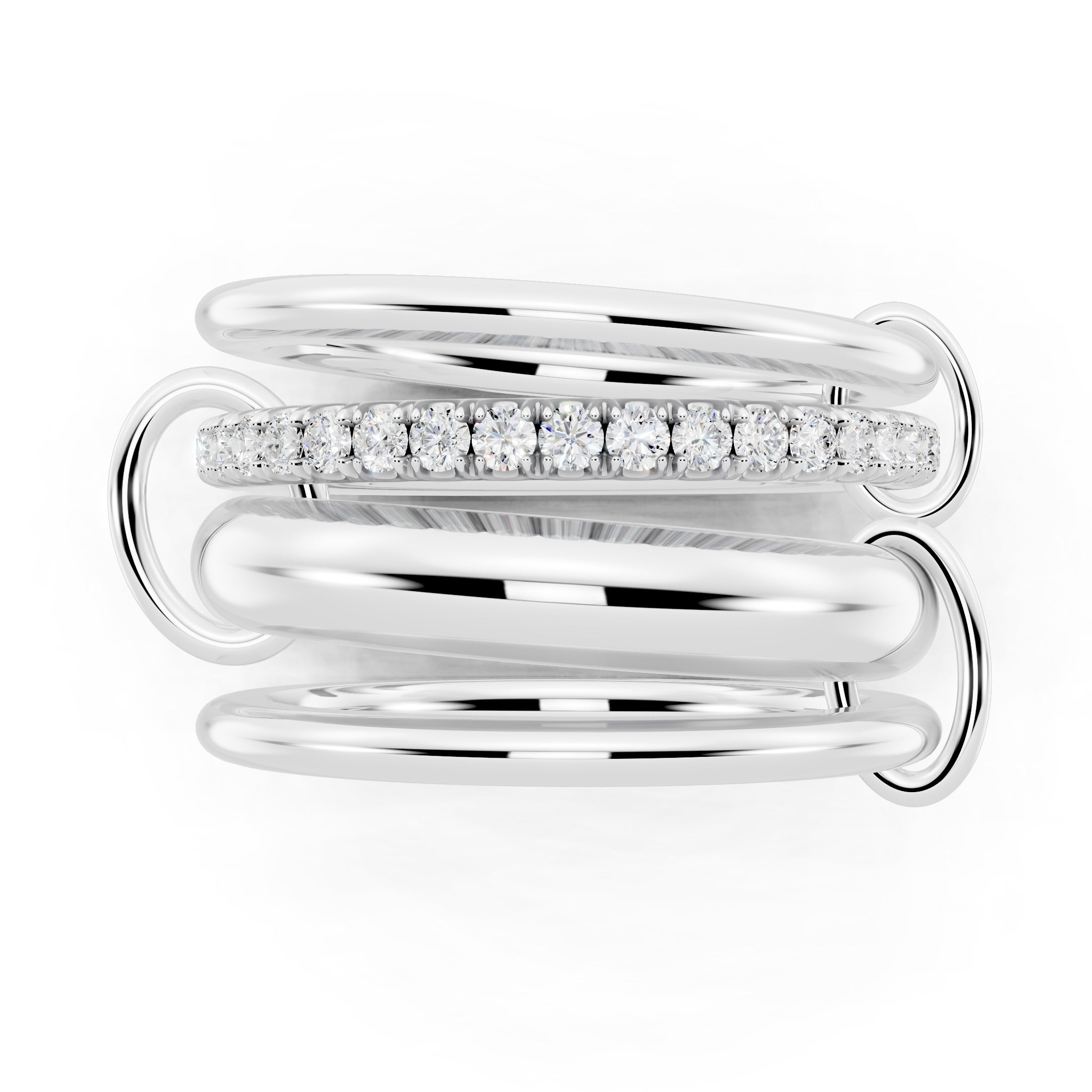 Golden Stacks Ring