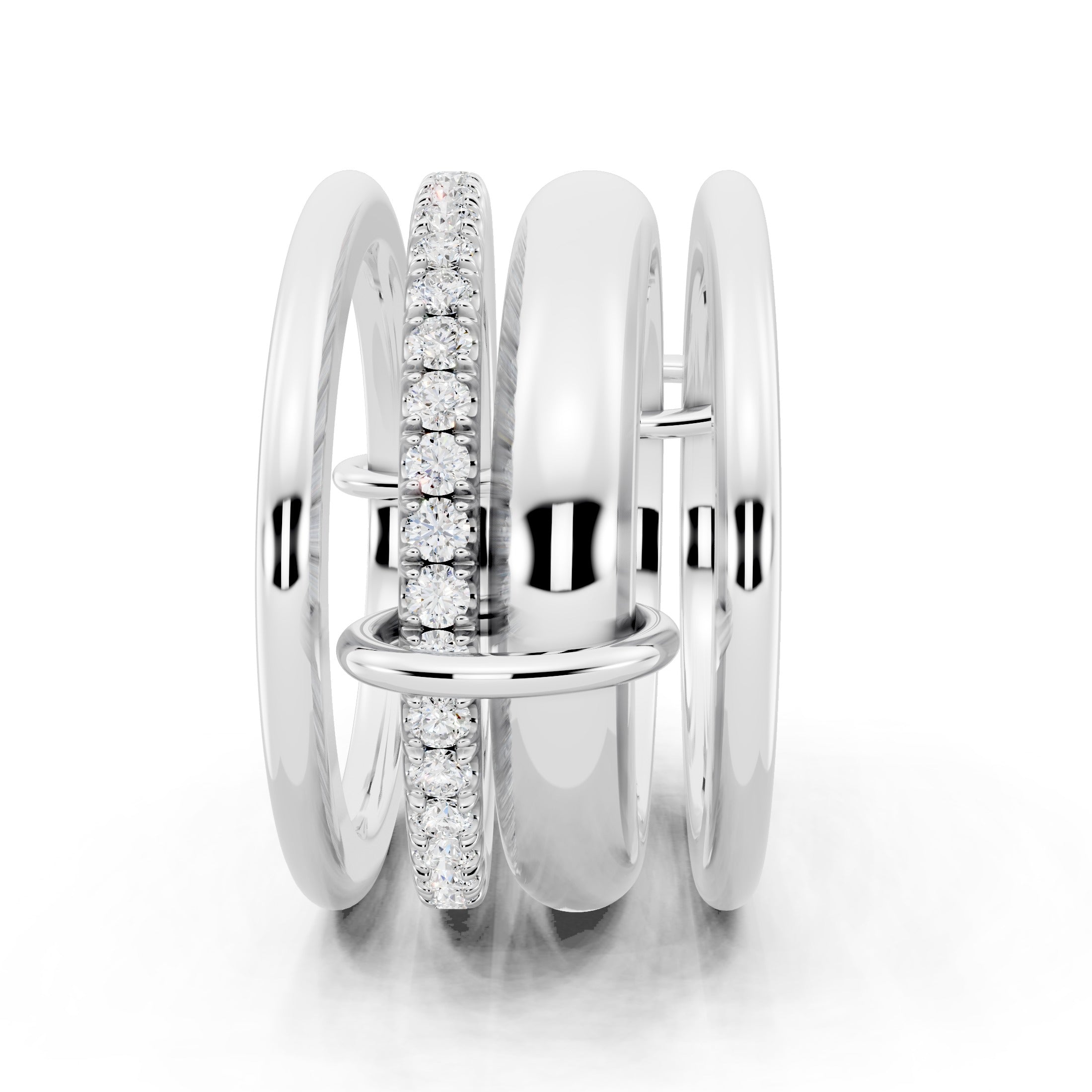 Golden Stacks Ring