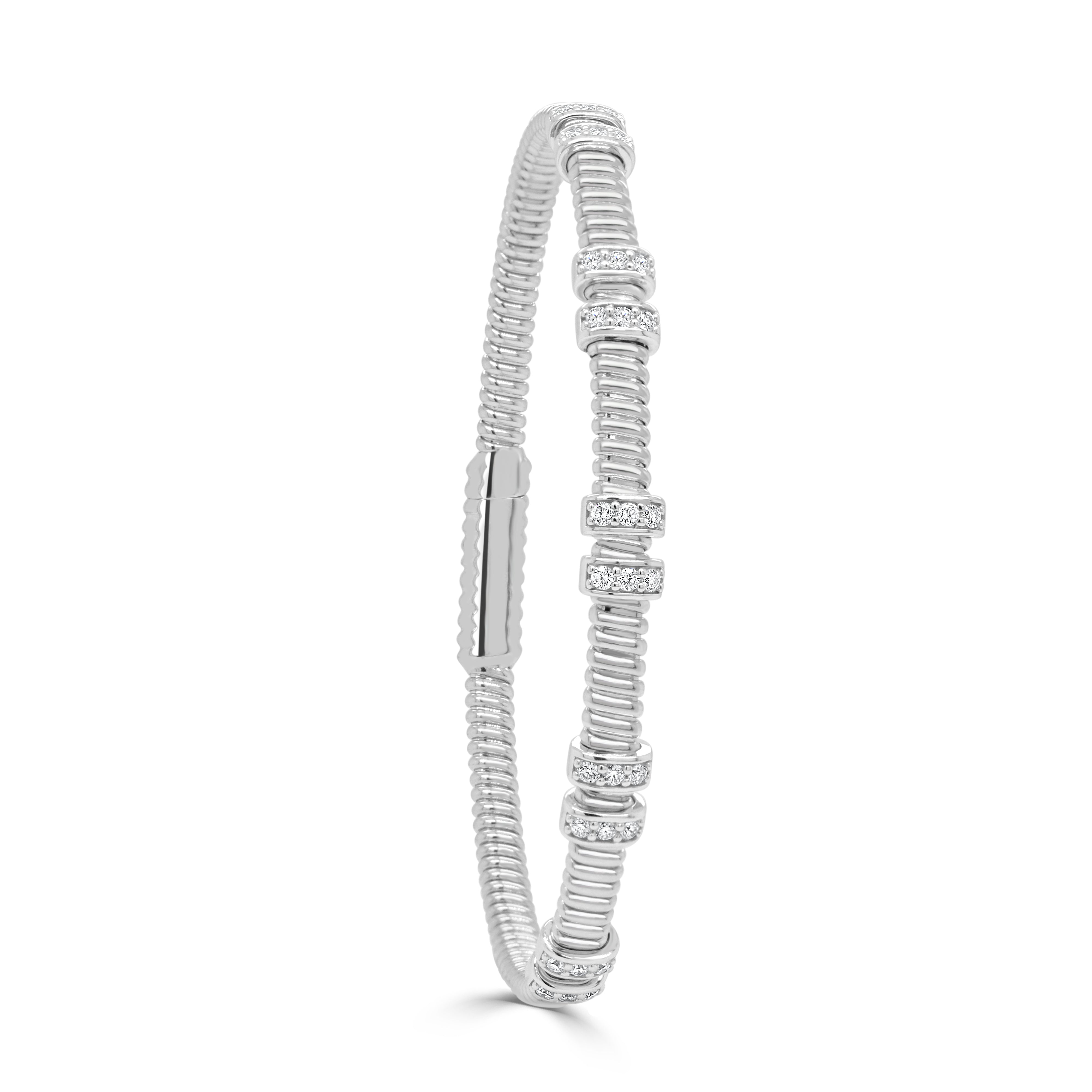 Diamond Flexible Bangle