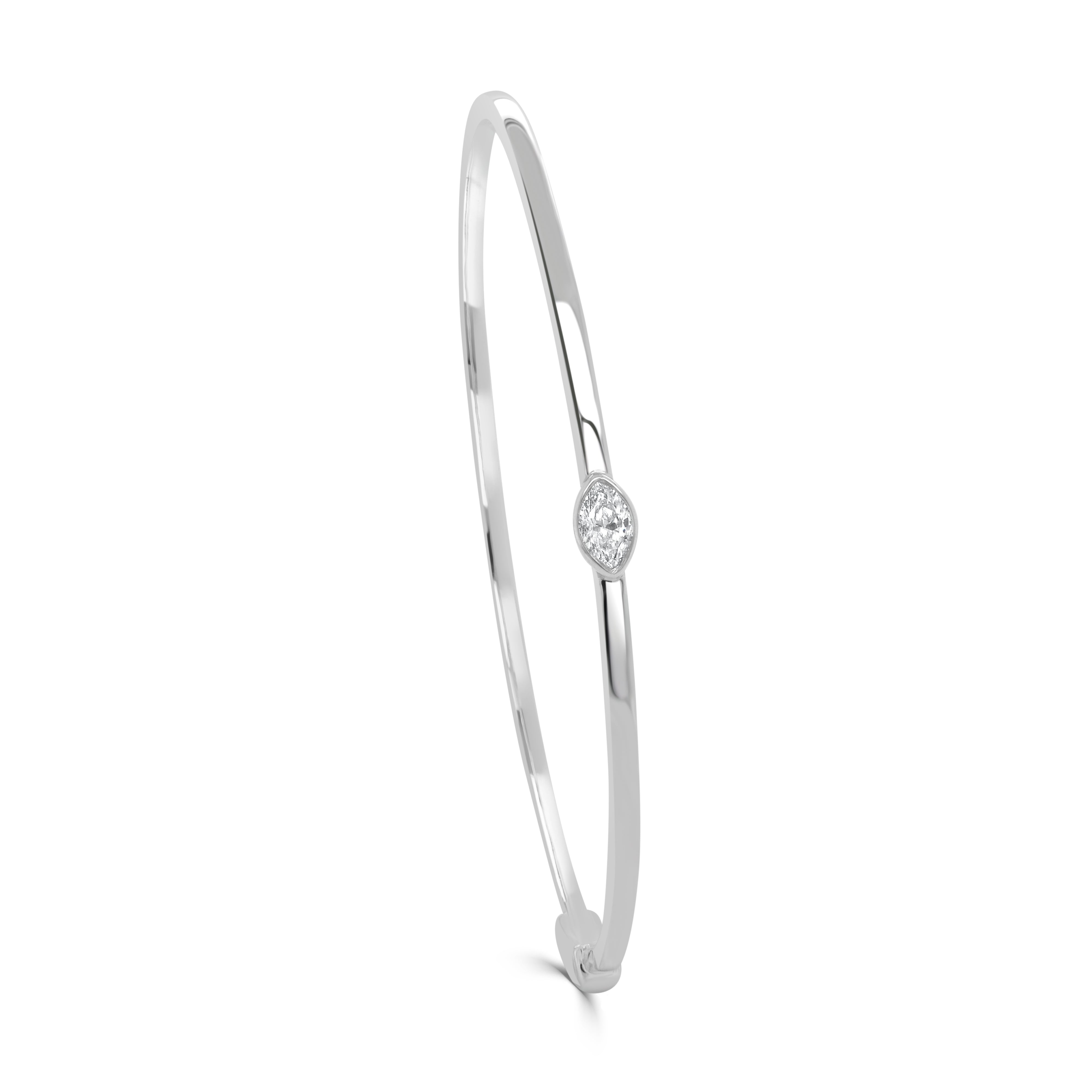 Marquise Diamond Bangle