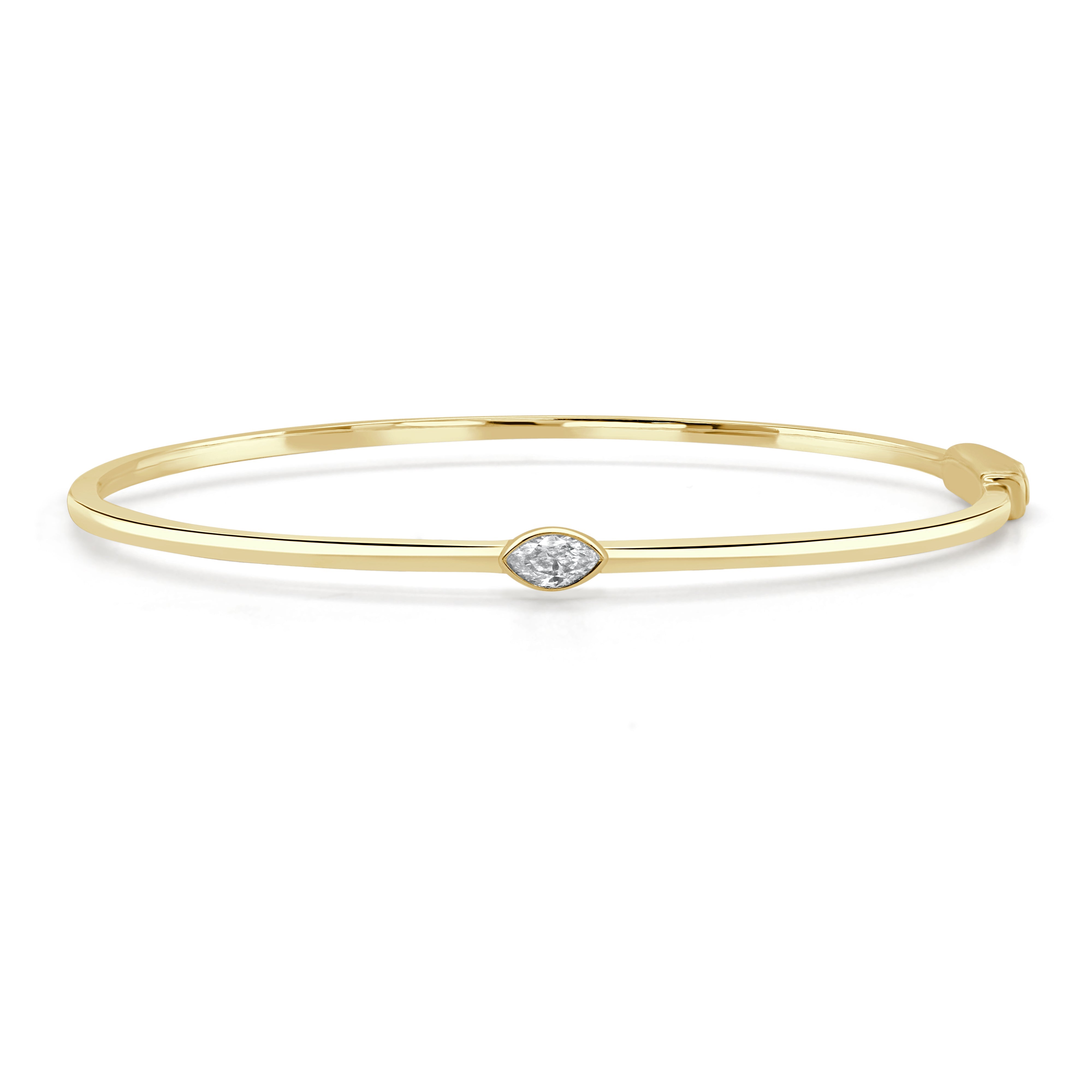 Marquise Diamond Bangle
