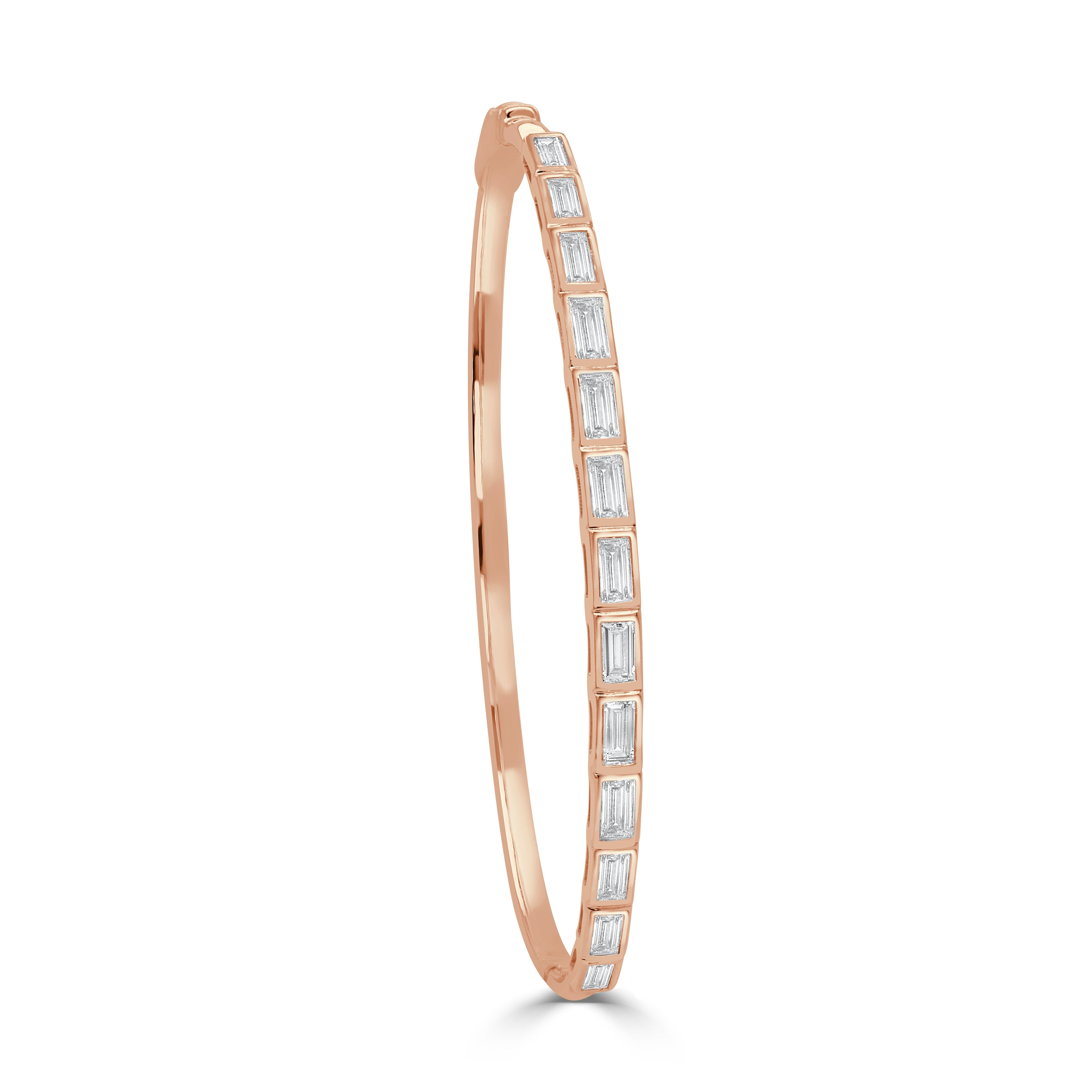 Diamond Baguette Bangle