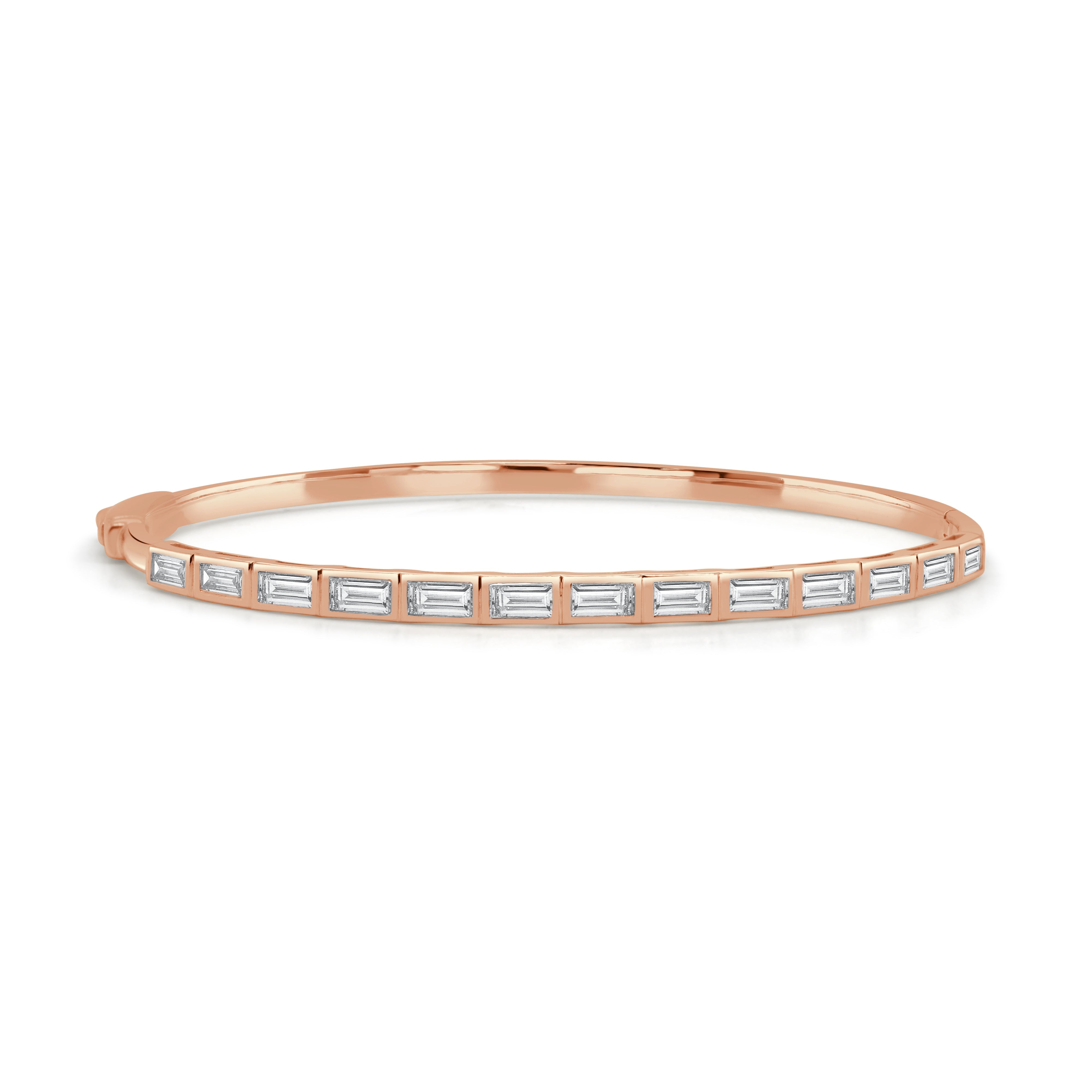 Diamond Baguette Bangle