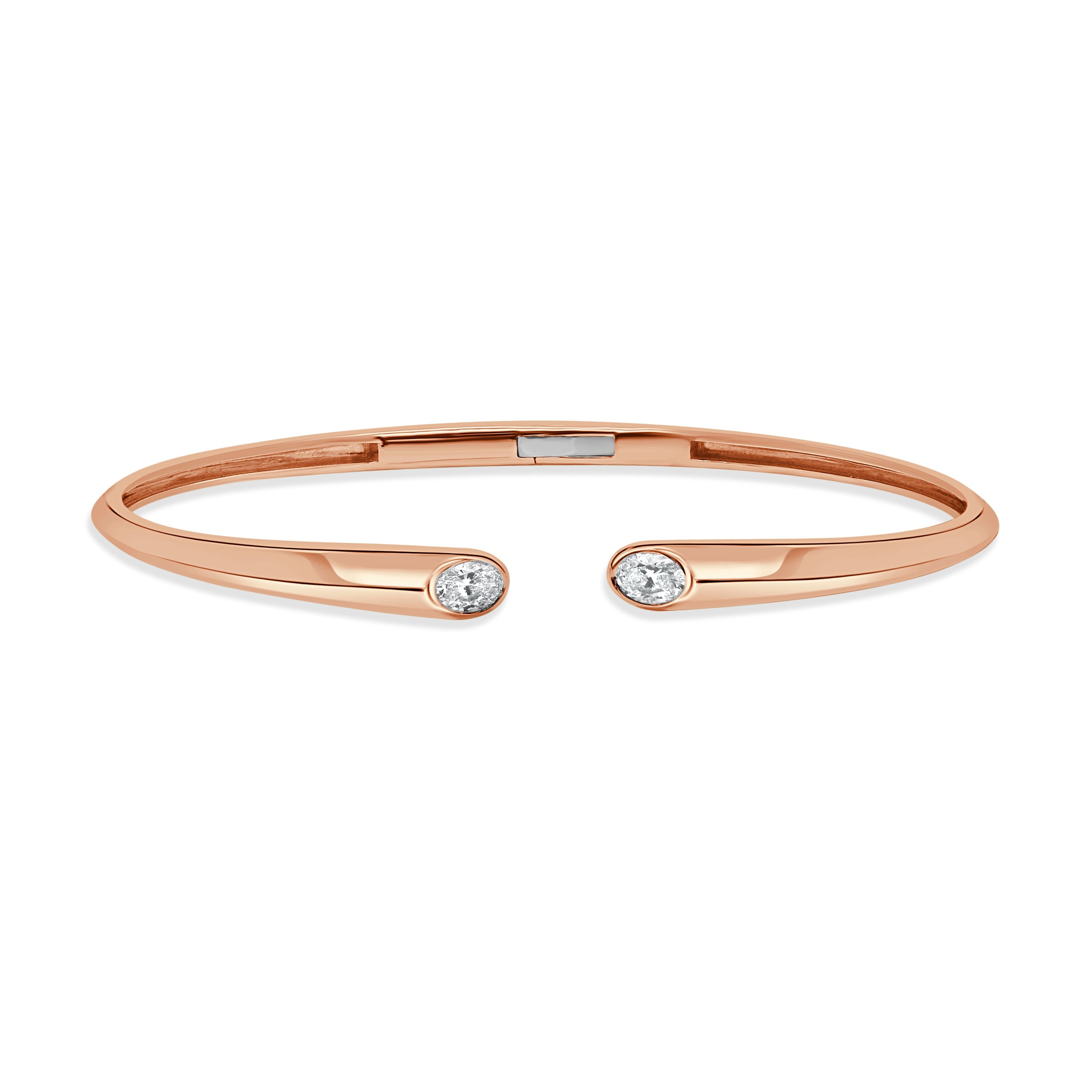 Oval Diamond Bangle