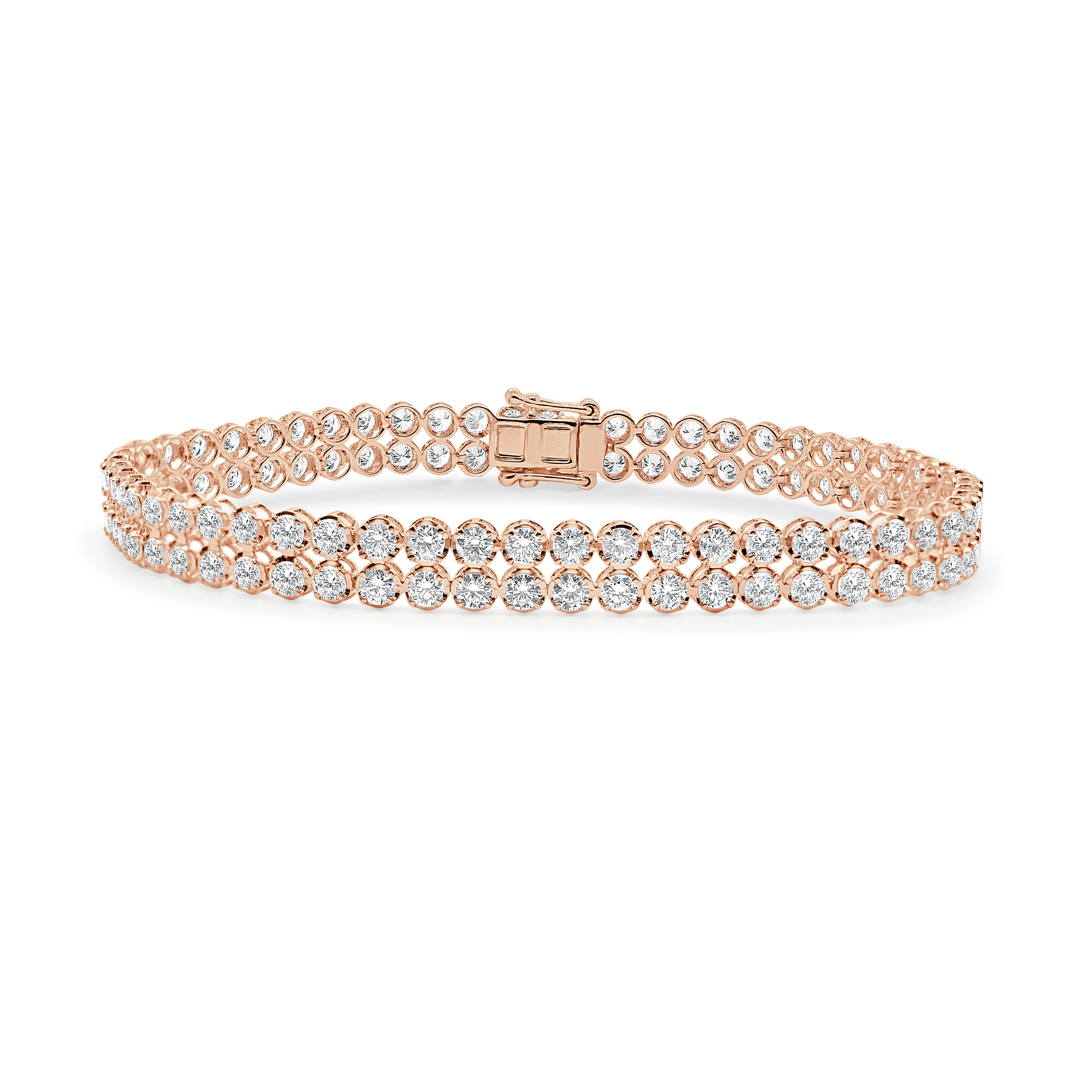 Diamond 2-Row Tennis Bracelet