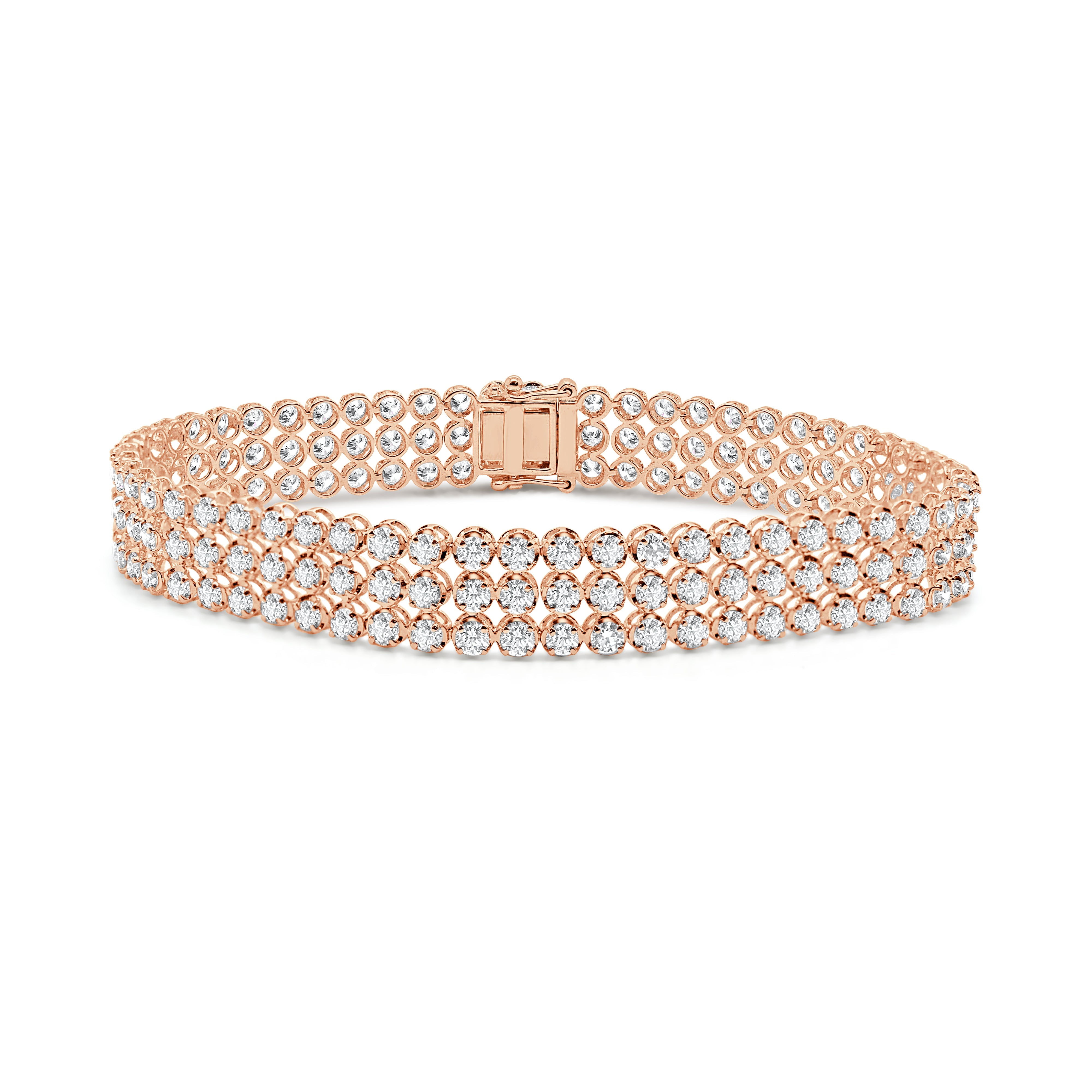 3-Row Tennis Bracelet