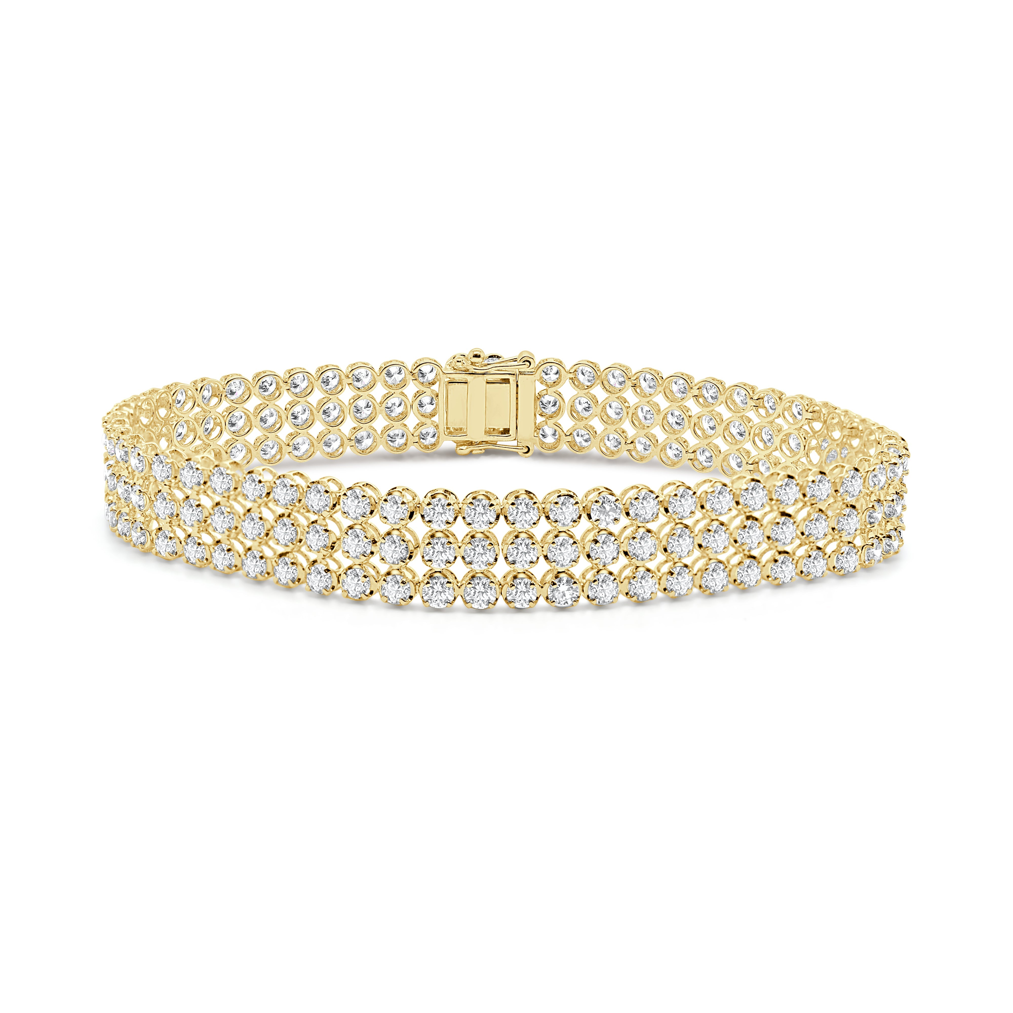 3-Row Tennis Bracelet