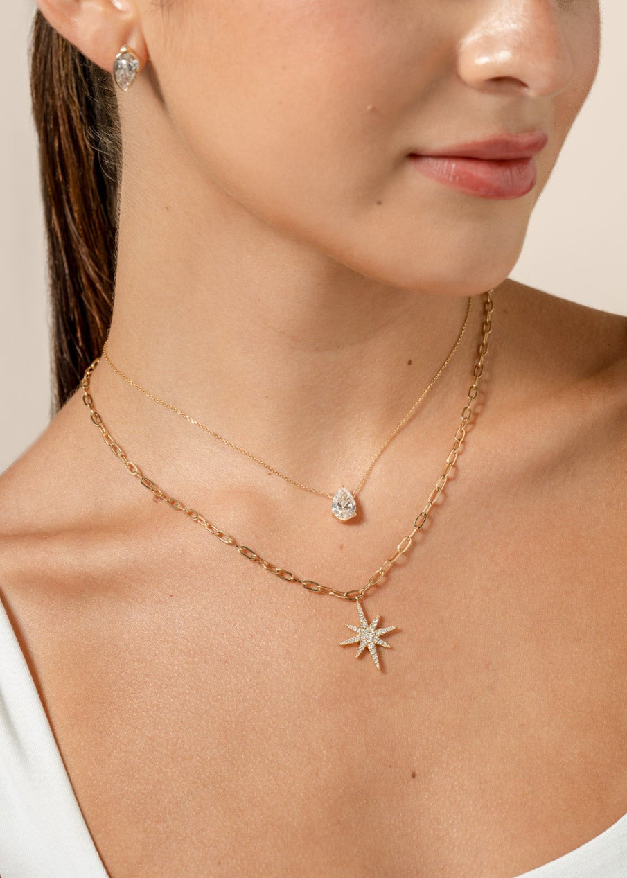 Golden Drop Necklace