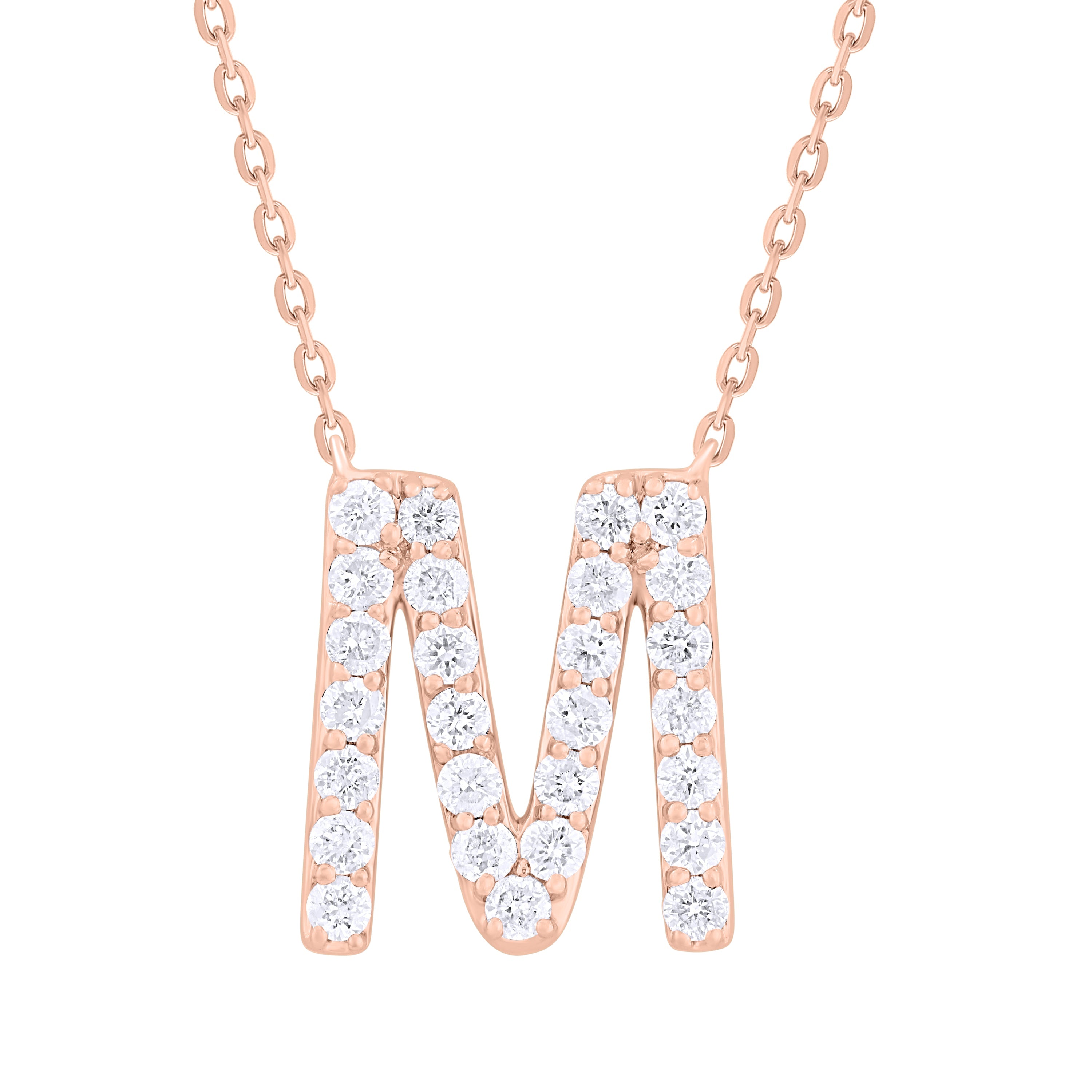 Diamond Initial Necklace