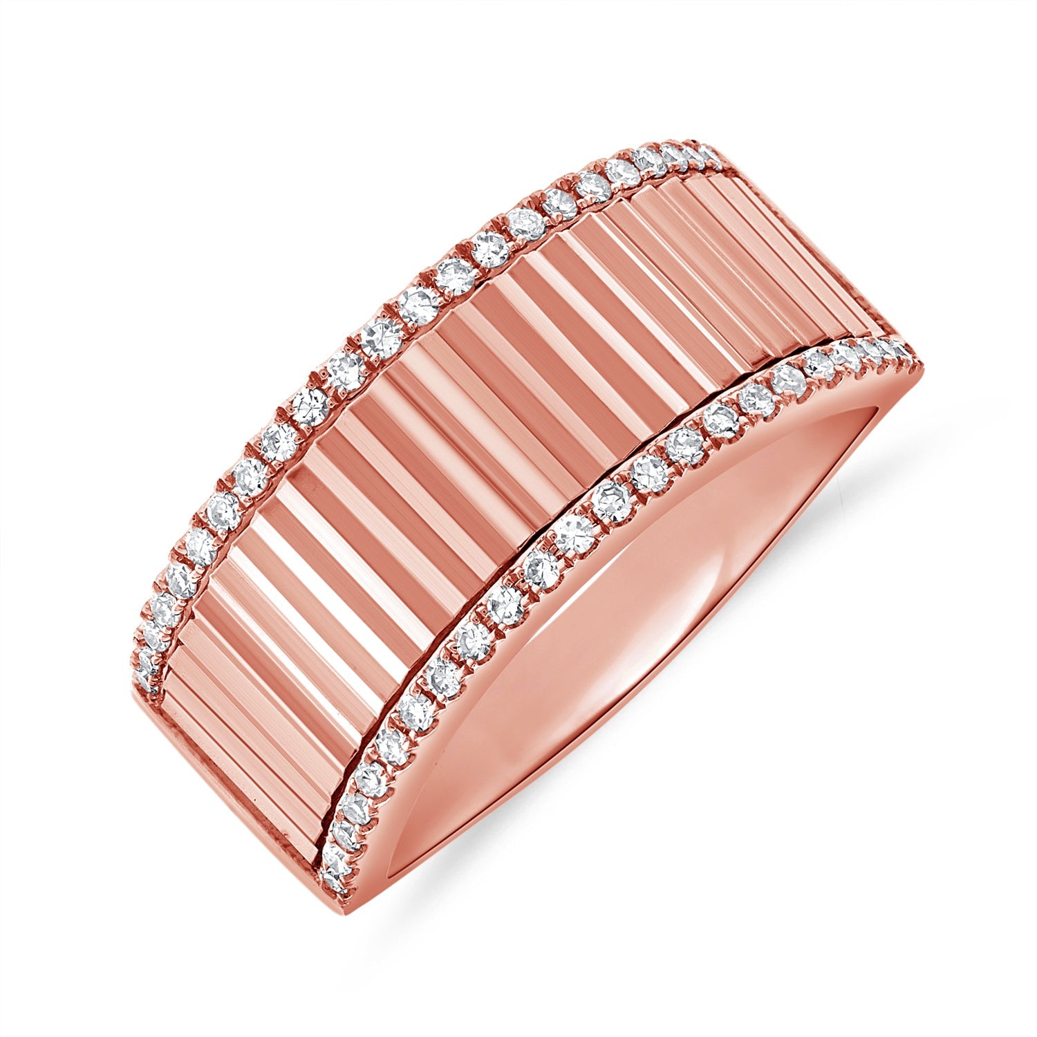 Diamond Fluted Band