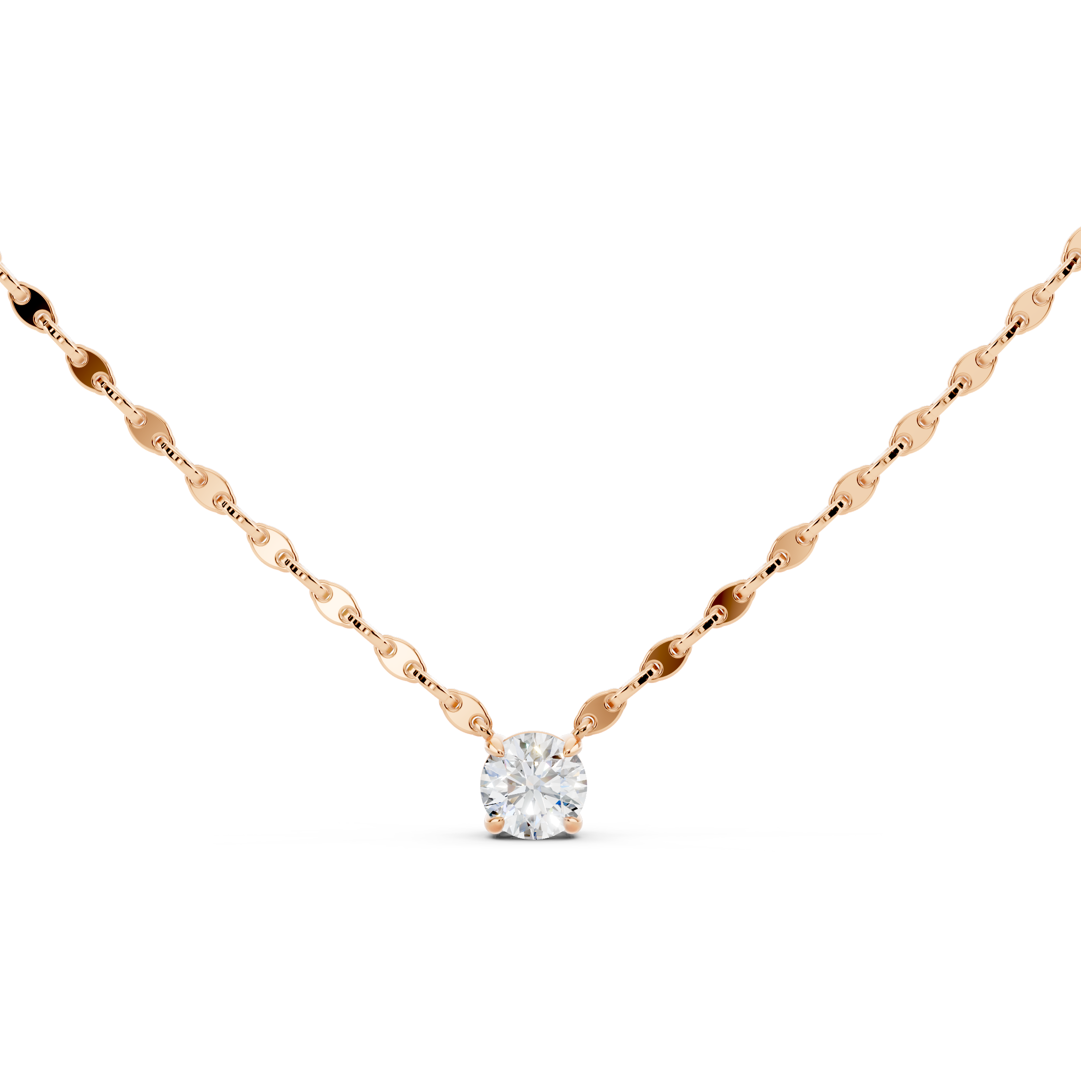 Shimmer Solitaire Necklace