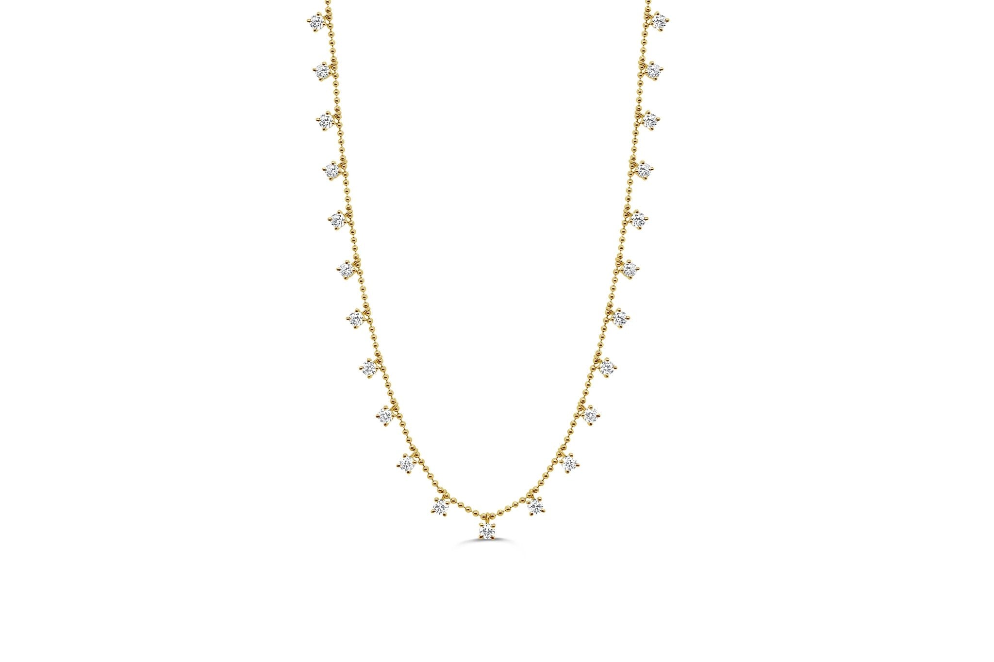 Bead Diamond Necklace