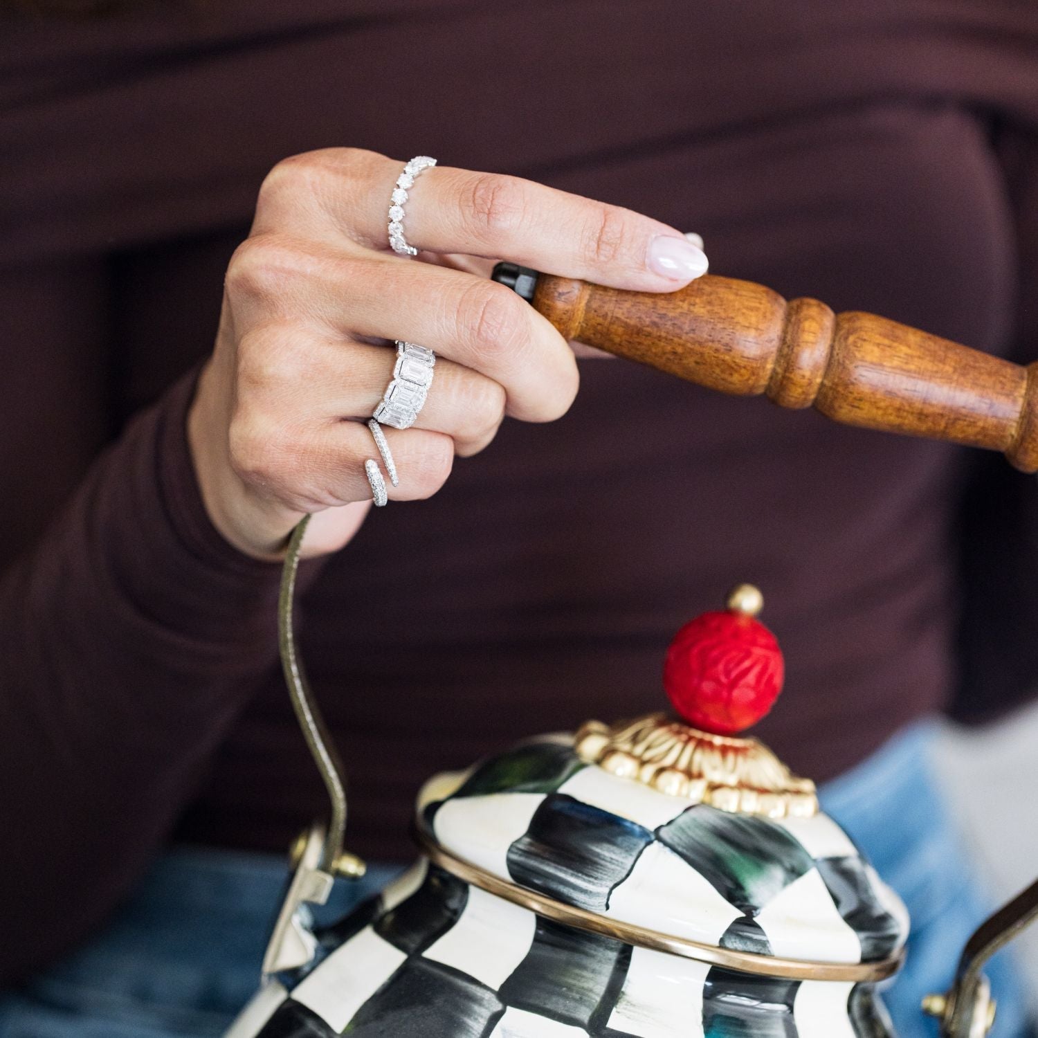 Classic 3 Prong Diamond Eternity Band