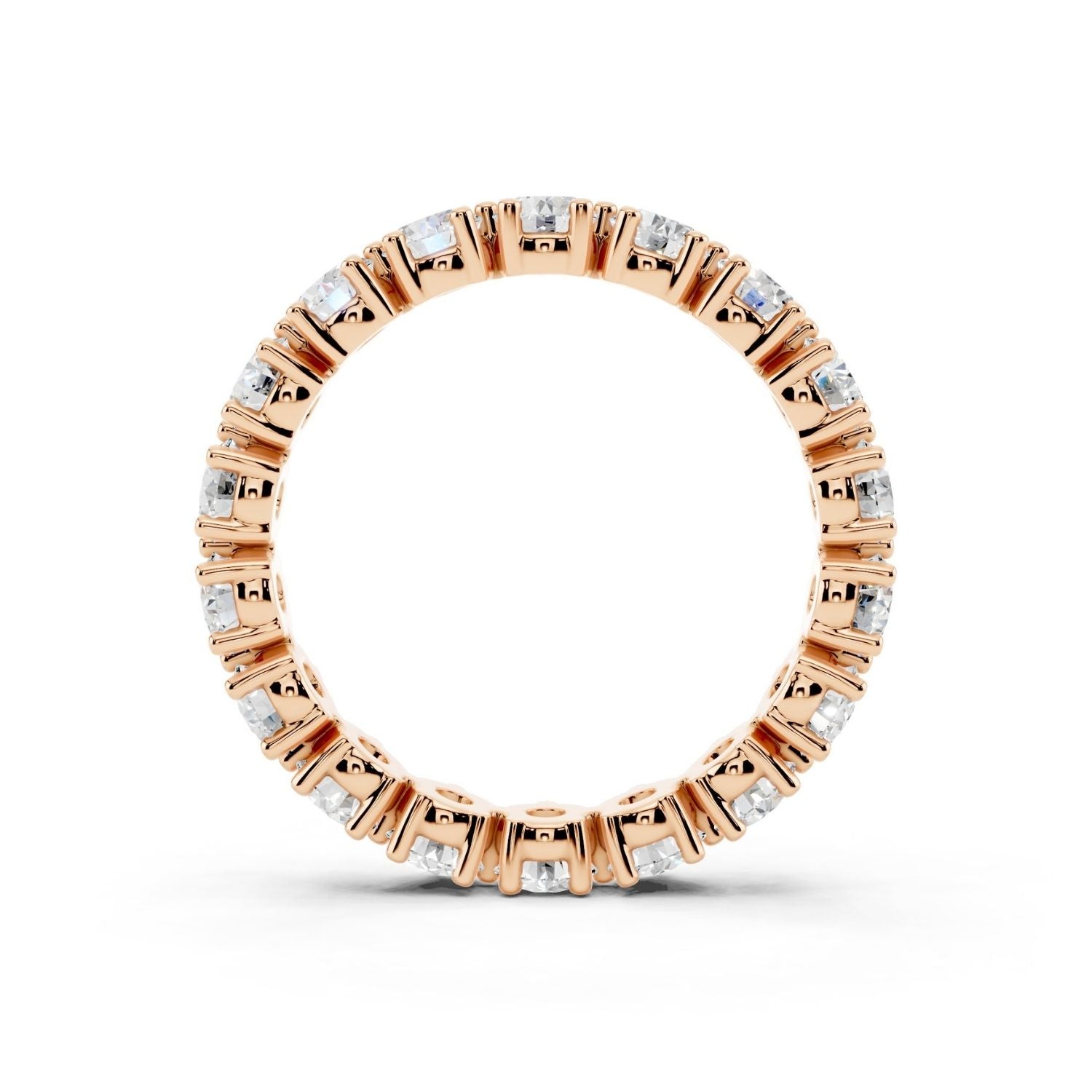 Classic 3 Prong Diamond Eternity Band