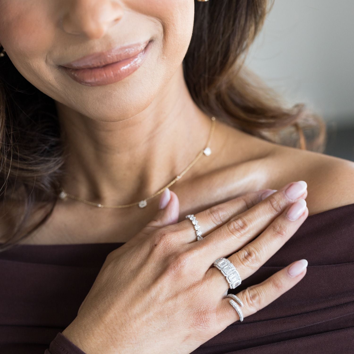 Classic 3 Prong Diamond Eternity Band