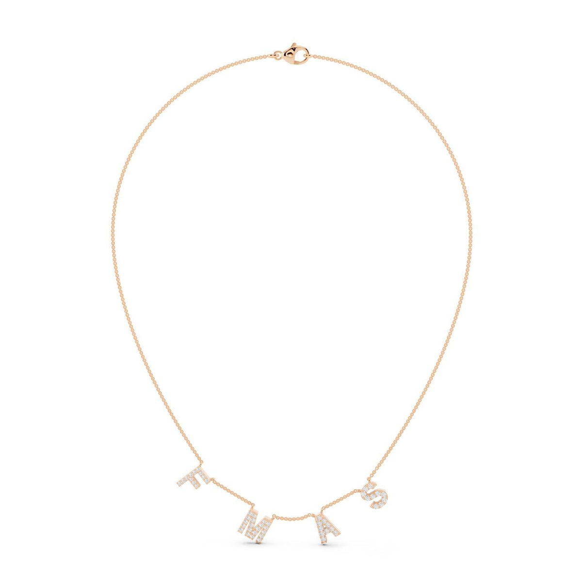Custom Initials Station Necklace