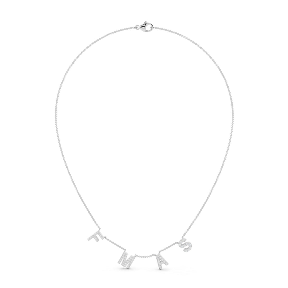 Custom Initials Station Necklace