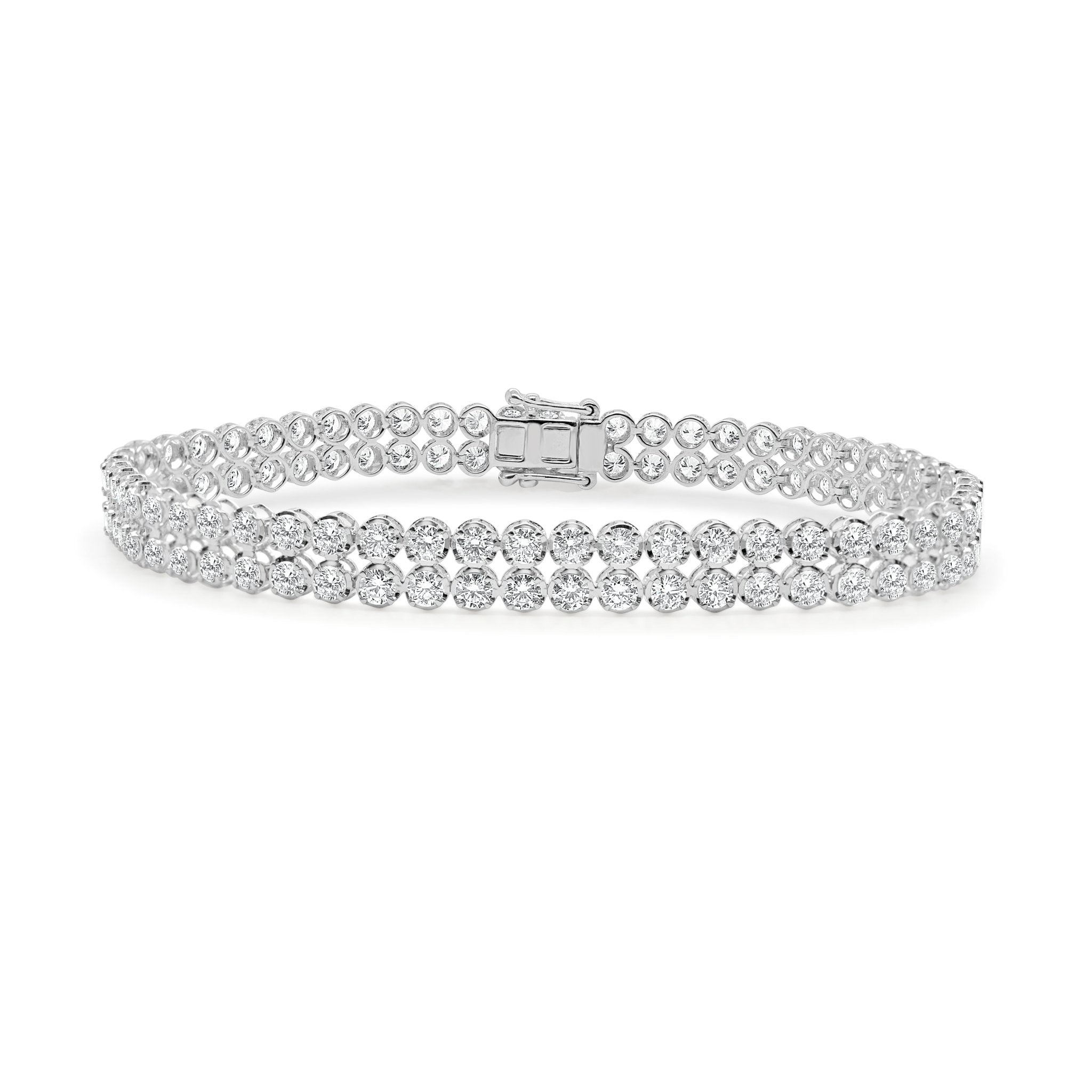 Diamond 2 - Row Tennis Bracelet