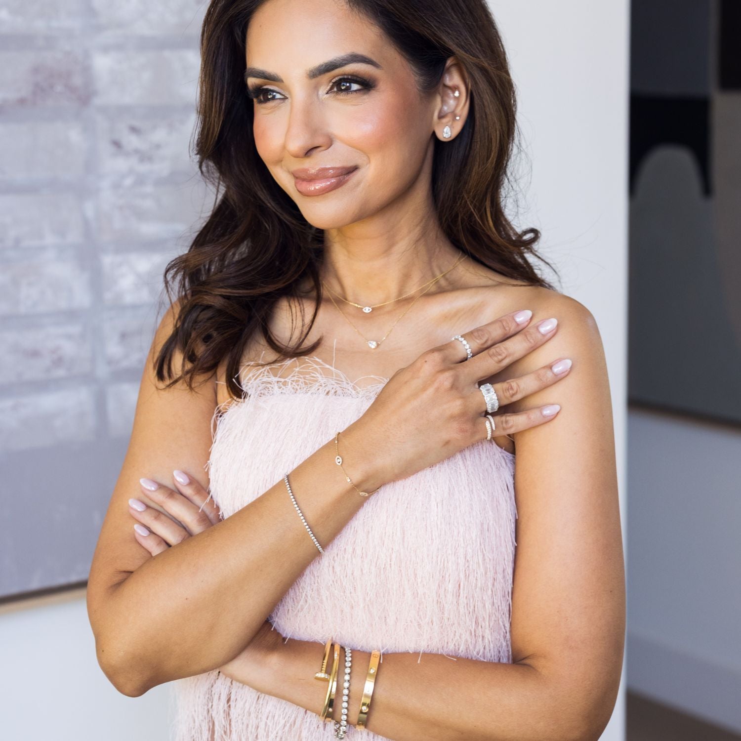 Diamond Evil of Protection Bracelet