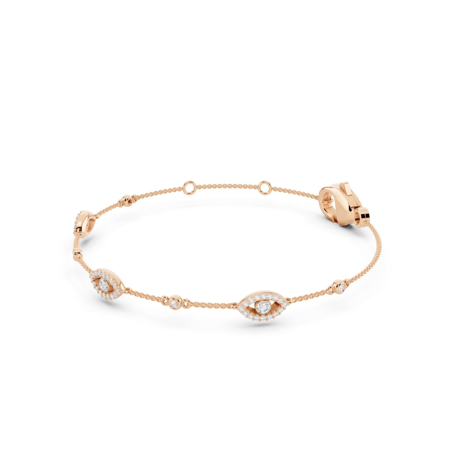 Diamond Evil of Protection Bracelet