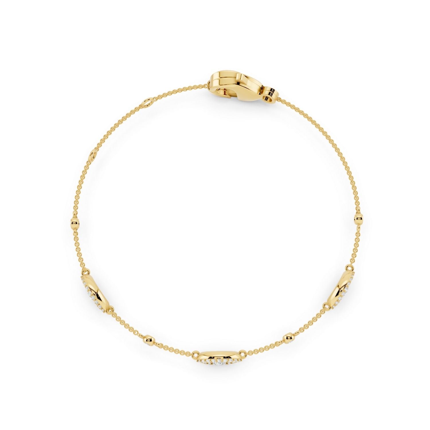 Diamond Evil of Protection Bracelet