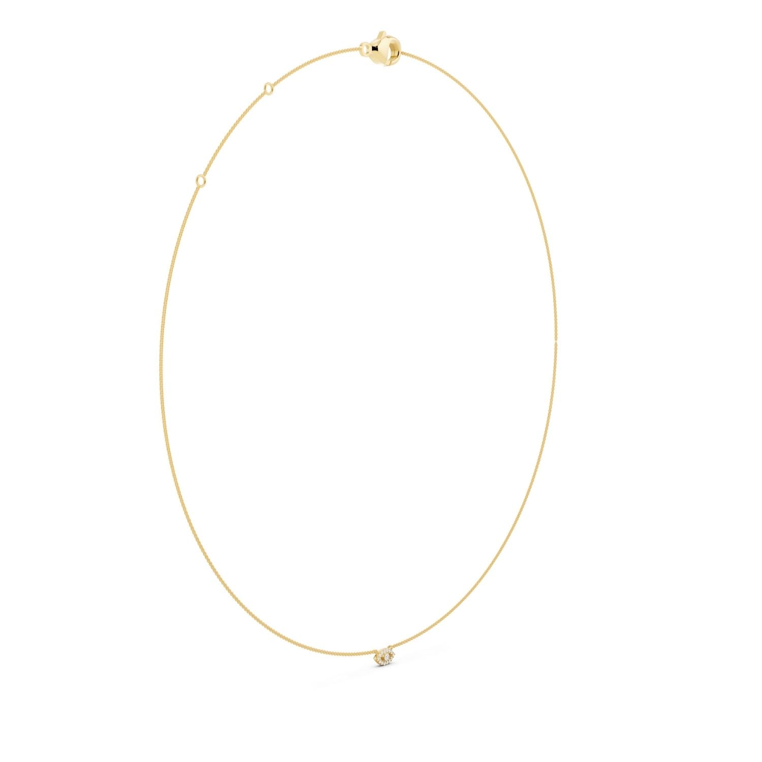 Diamond Eye of Protection Necklace