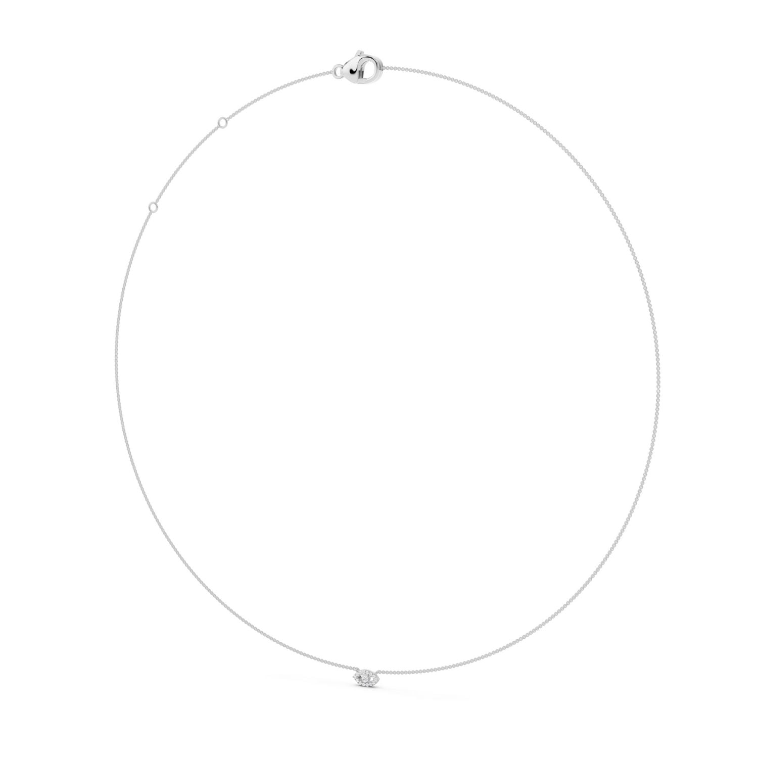 Diamond Eye of Protection Necklace