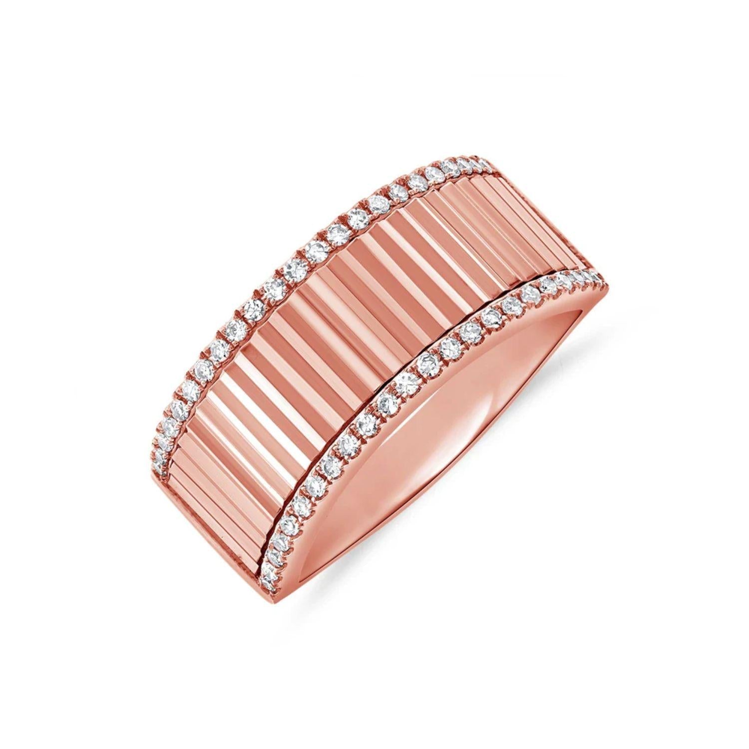 Diamond Fluted Band