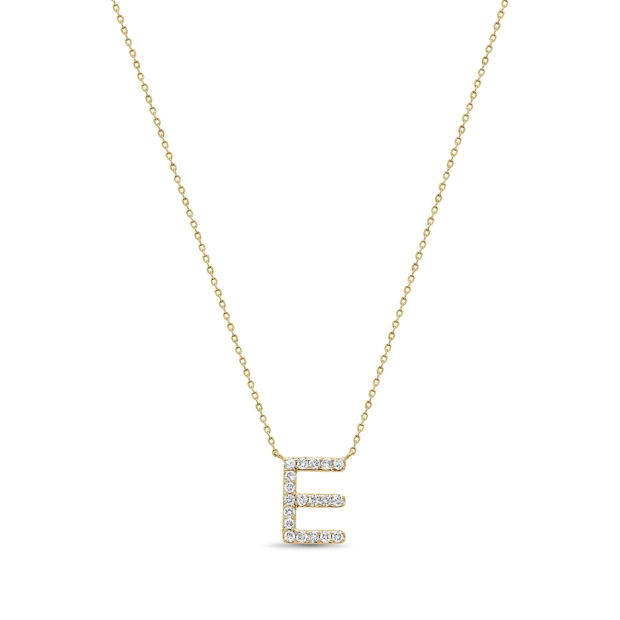 Diamond Initial Necklace