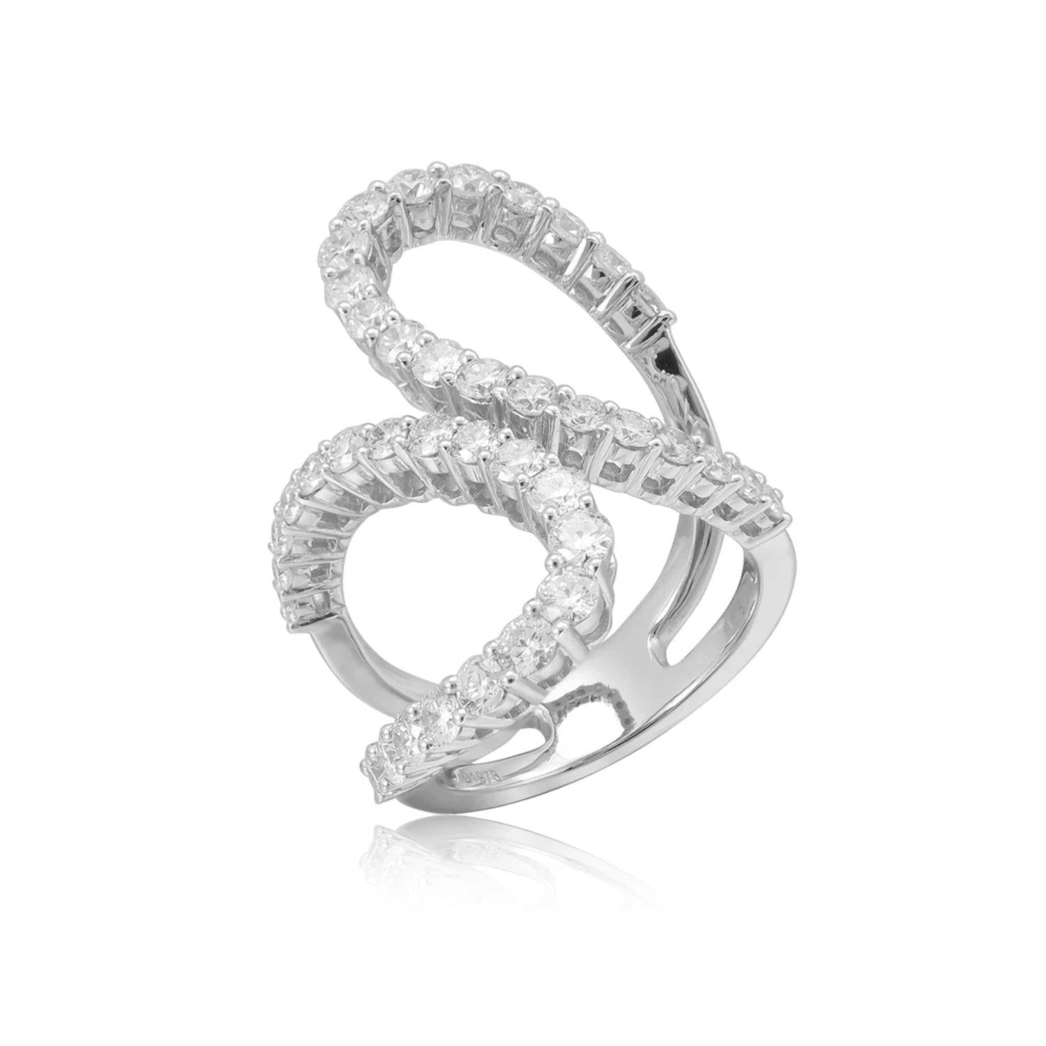 Diamond Open Ring