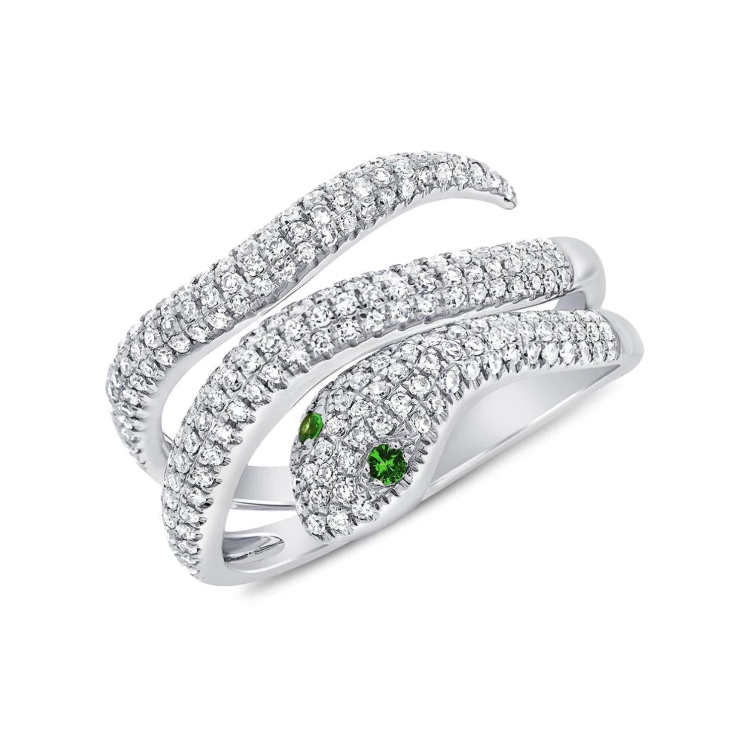 Diamond Snake Ring