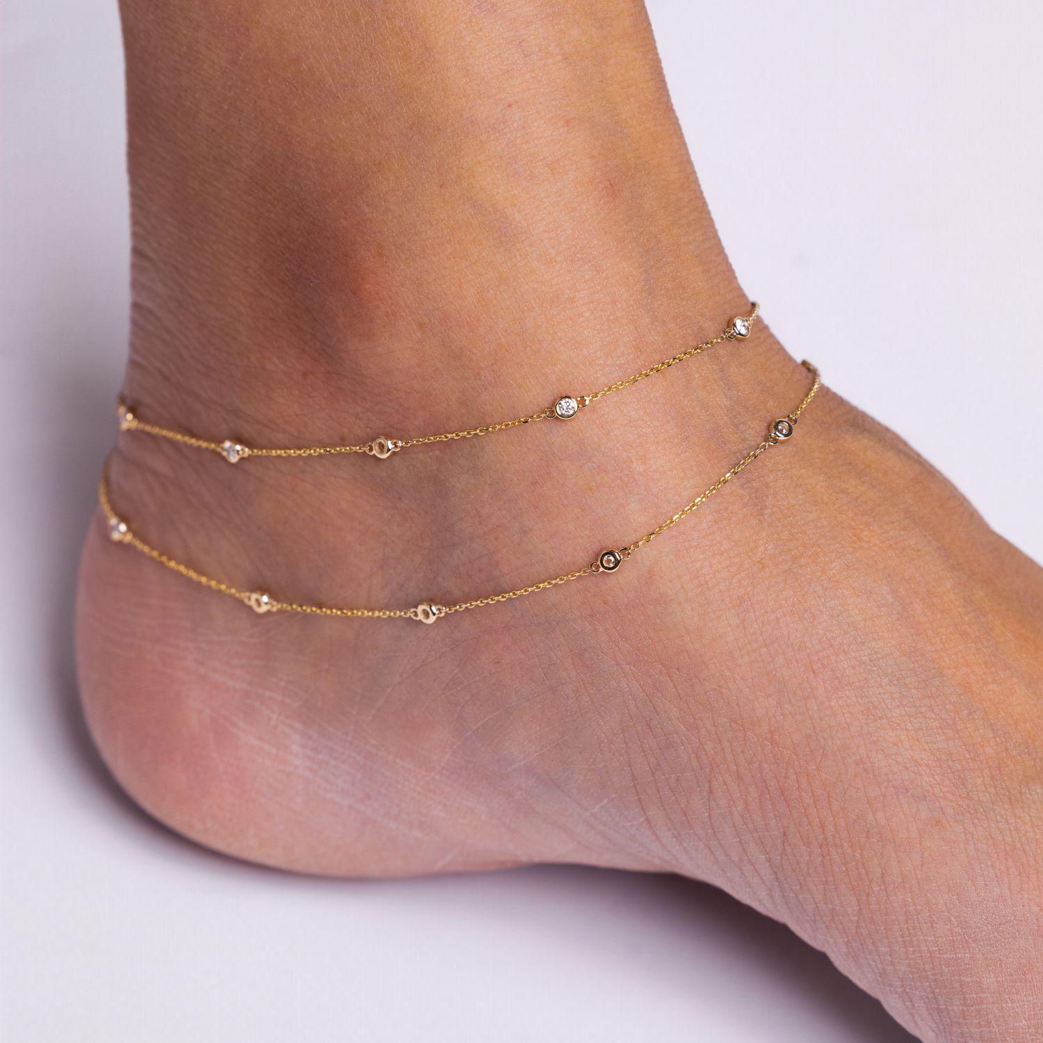 Diamond Station Anklet