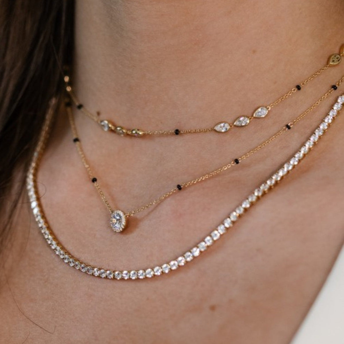Diamond Tennis Mangalsutra
