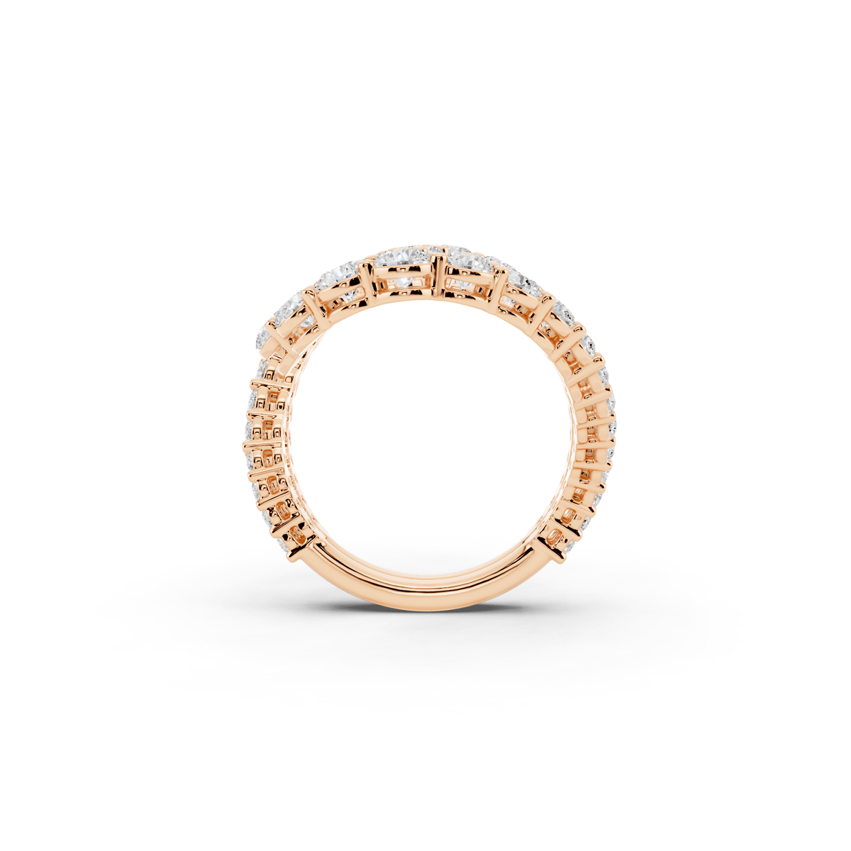 Double Loop Lab-Grown Diamond Ring