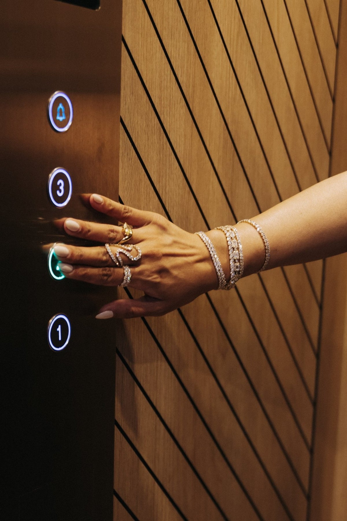 Double Loop Lab-Grown Diamond Ring