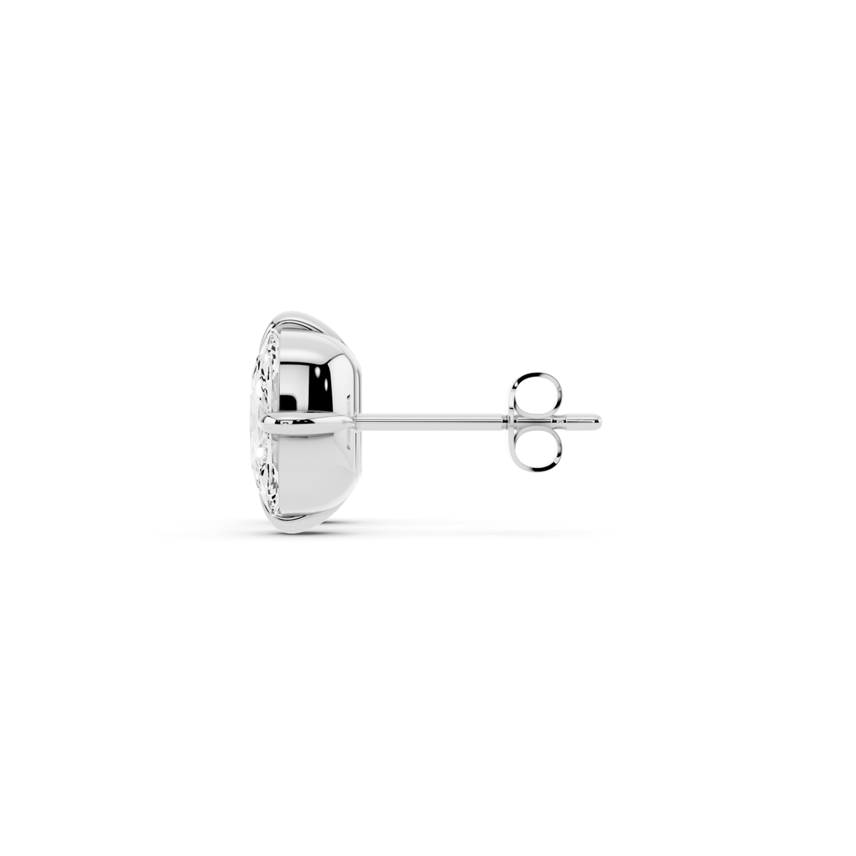 Elongated Cushion Lab-Grown Diamond Stud Earrings