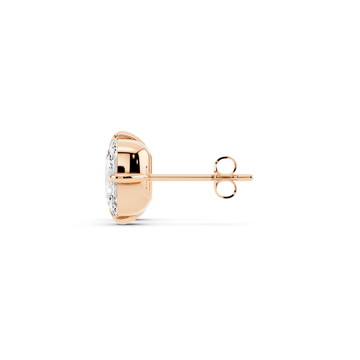 Elongated Cushion Lab-Grown Diamond Stud Earrings