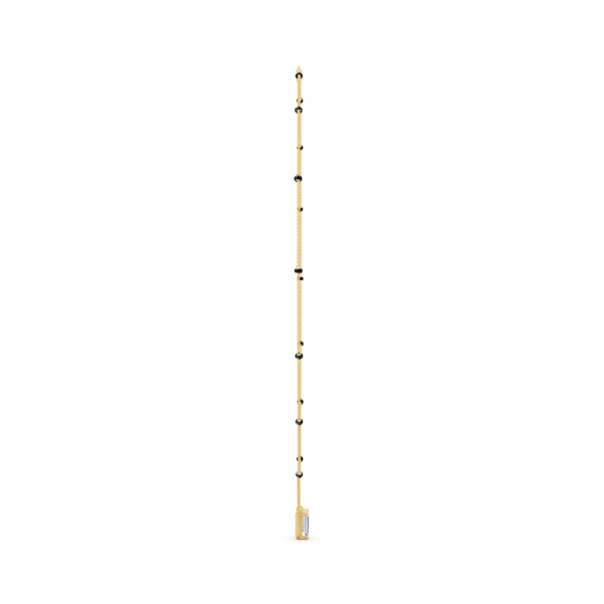 Emerald Cut Solitaire Mangalsutra